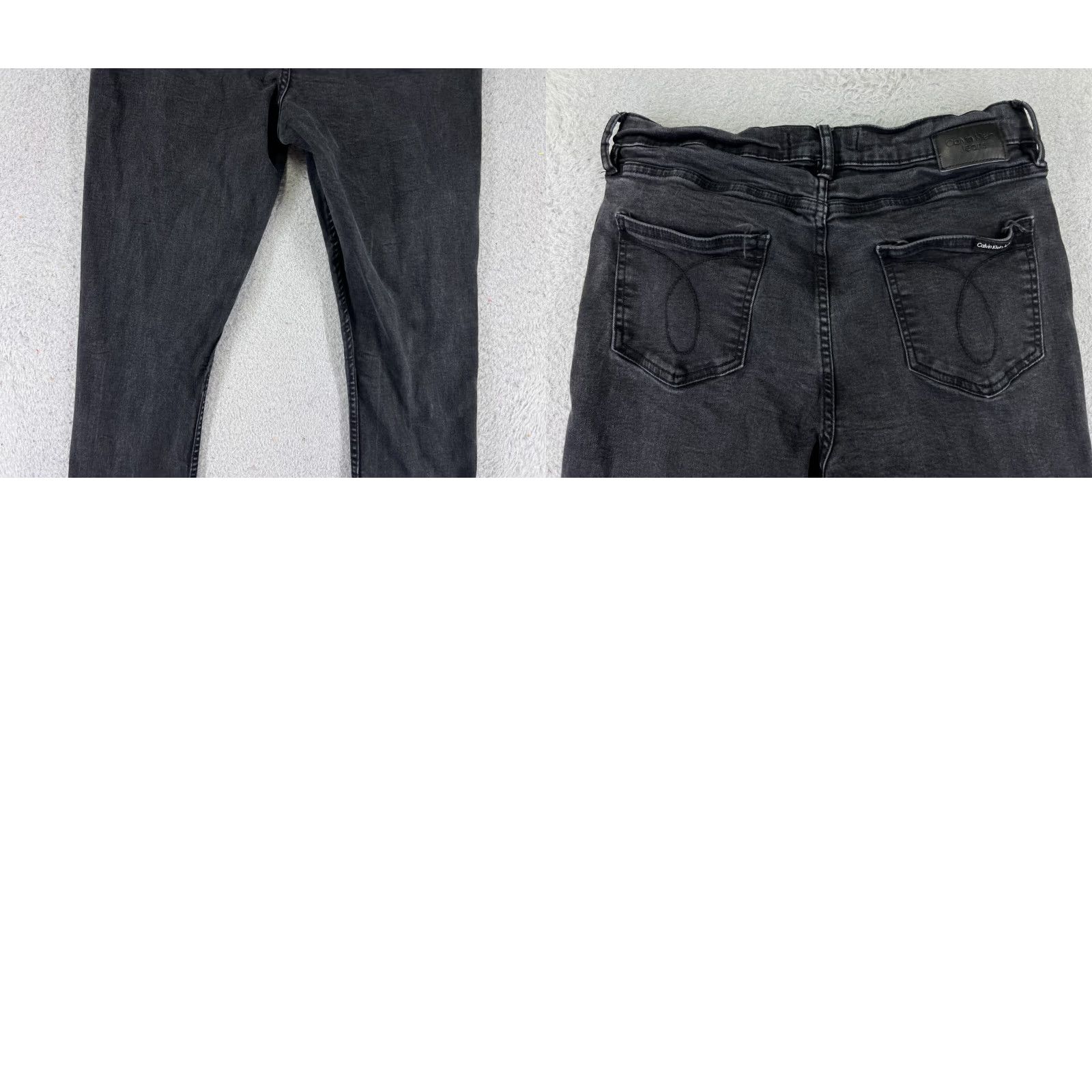 Calvin Klein Calvin Klein Jeans Women 12 Black Denim High Rise Jegging Cotton 27x24 Size 34" / US 12 / IT 48 - 10 Thumbnail
