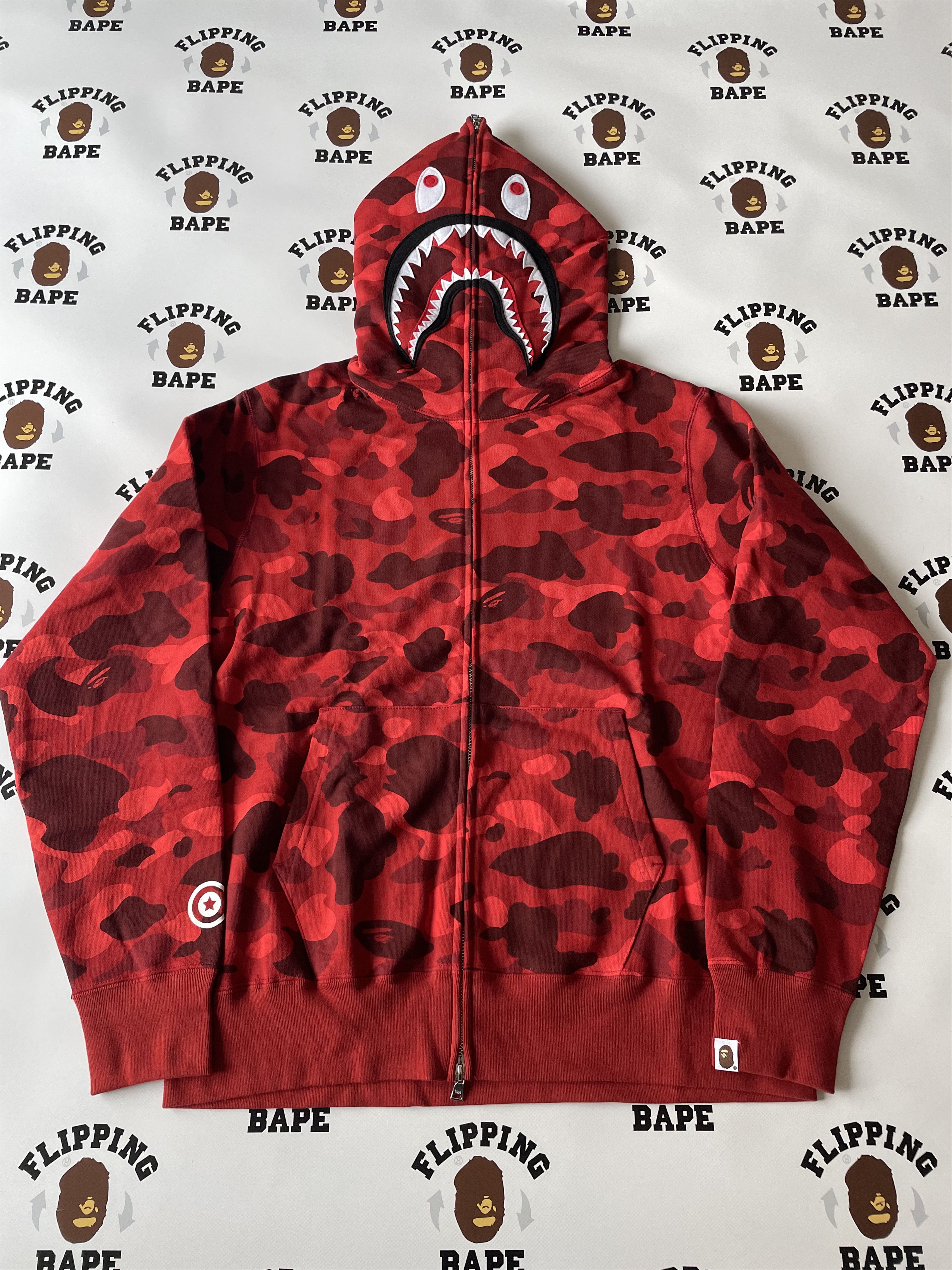 Bape BAPE COLOR CAMO SHARK FULL ZIP HOODIE SS23 Size US XXL / EU 58 / 5 - 1 Thumbnail