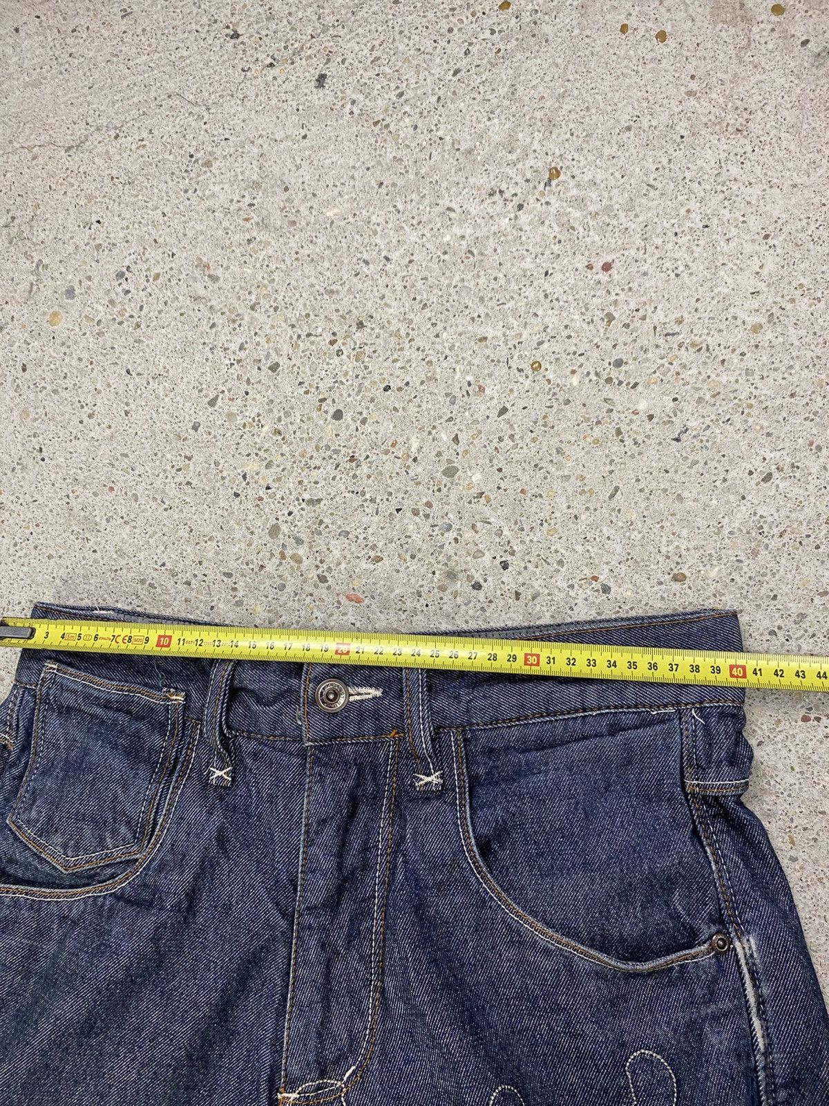 Fubu Fubu platinum raw denim jeans jnco southpole hip hop baggy Size US 34 / EU 50 - 20 Thumbnail