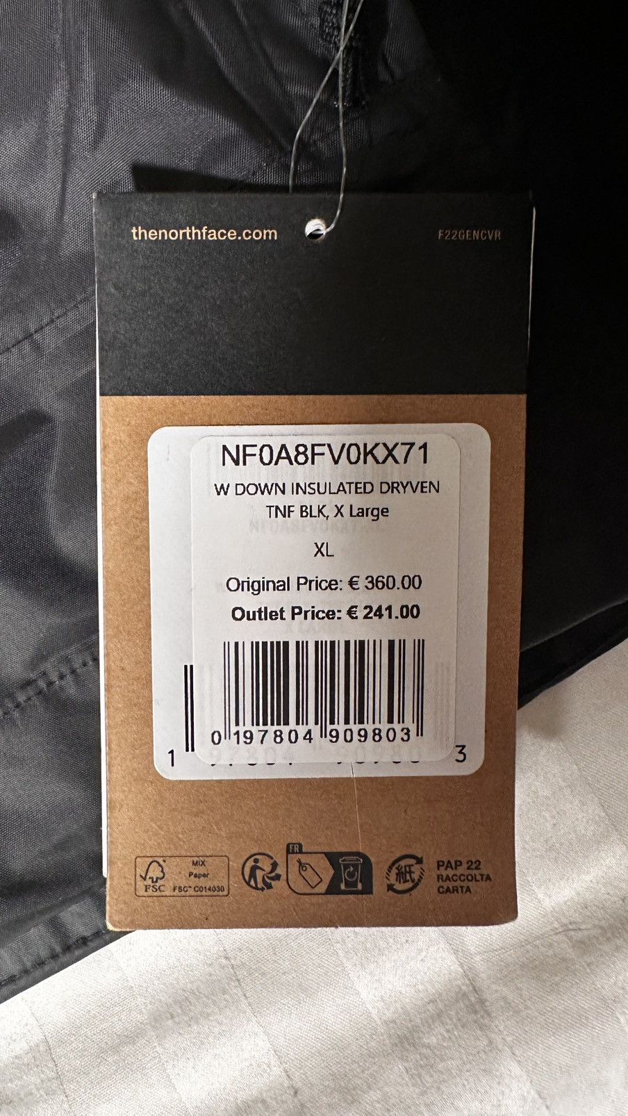 The North Face TNF 3-in-1 DryVent Triclimate Down Jacket Black XL NWT Size XL / US 12-14 / IT 48-50 - 6 Thumbnail