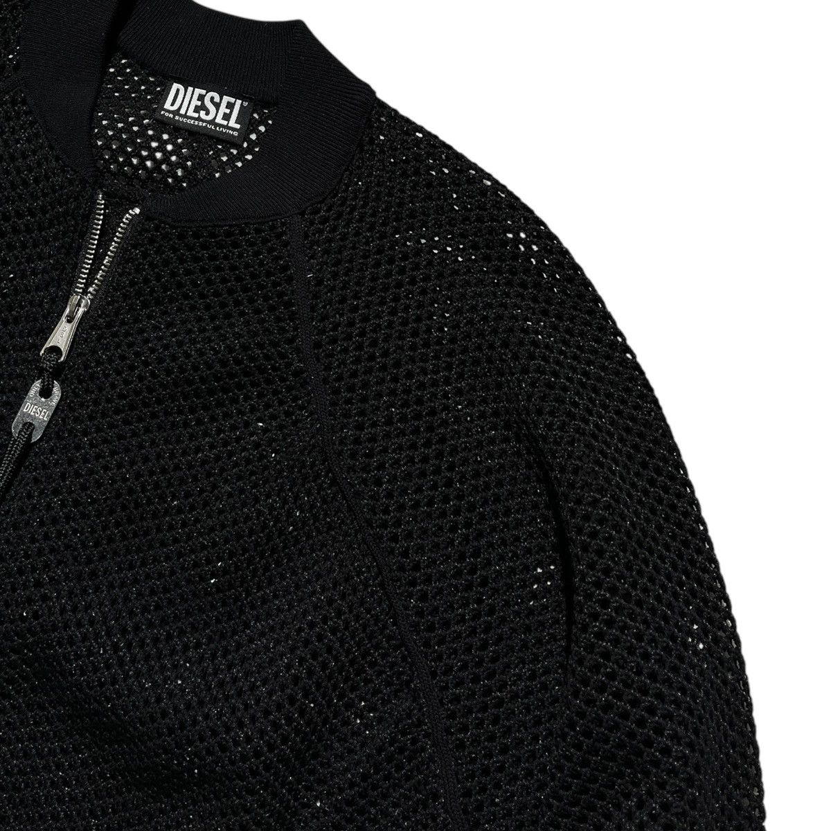 Diesel Mesh netted boxy bomber Size US S / EU 44-46 / 1 - 2 Thumbnail