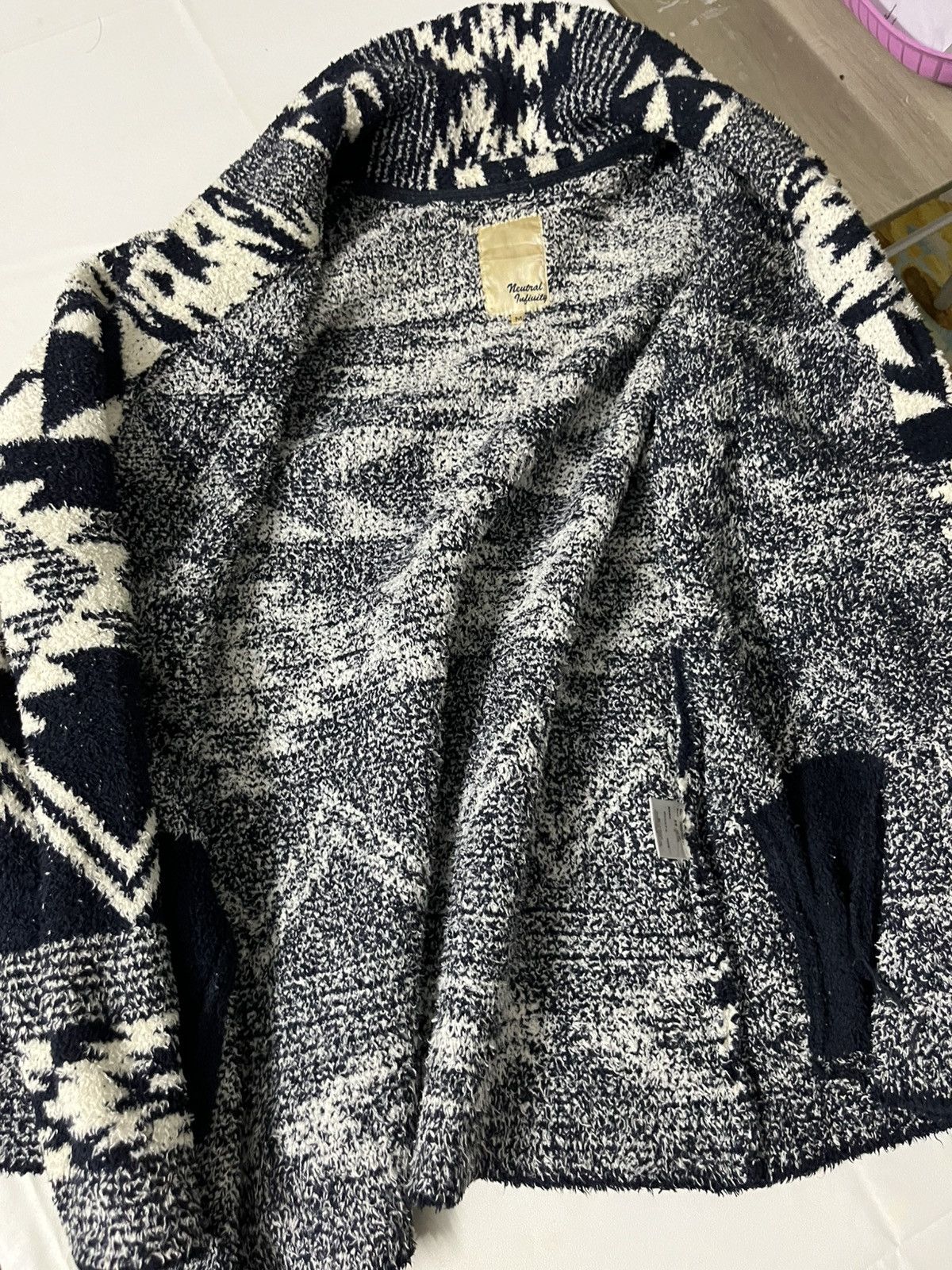 If Six Was Nine 💥Offer Me💥Neutral Infinity Navajo Chimaiyo Cotton Knitwear Size US M / EU 48-50 / 2 - 10 Thumbnail