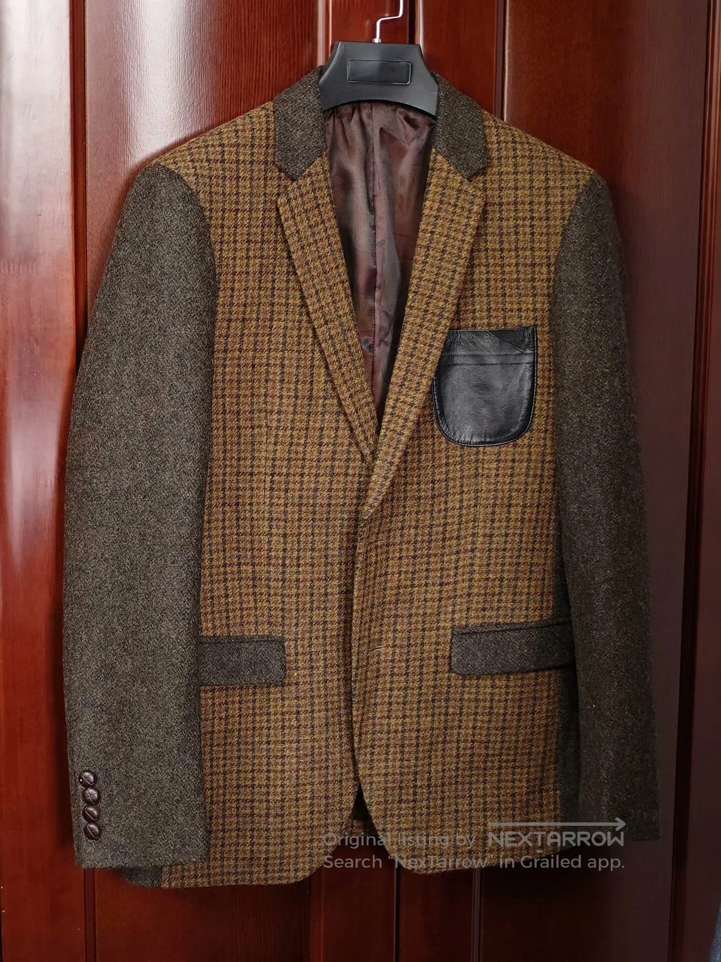 Japanese Brand Italian Wool Casual Blazer by Nico Gianni. Size US S / EU 44-46 / 1 - 1 Thumbnail