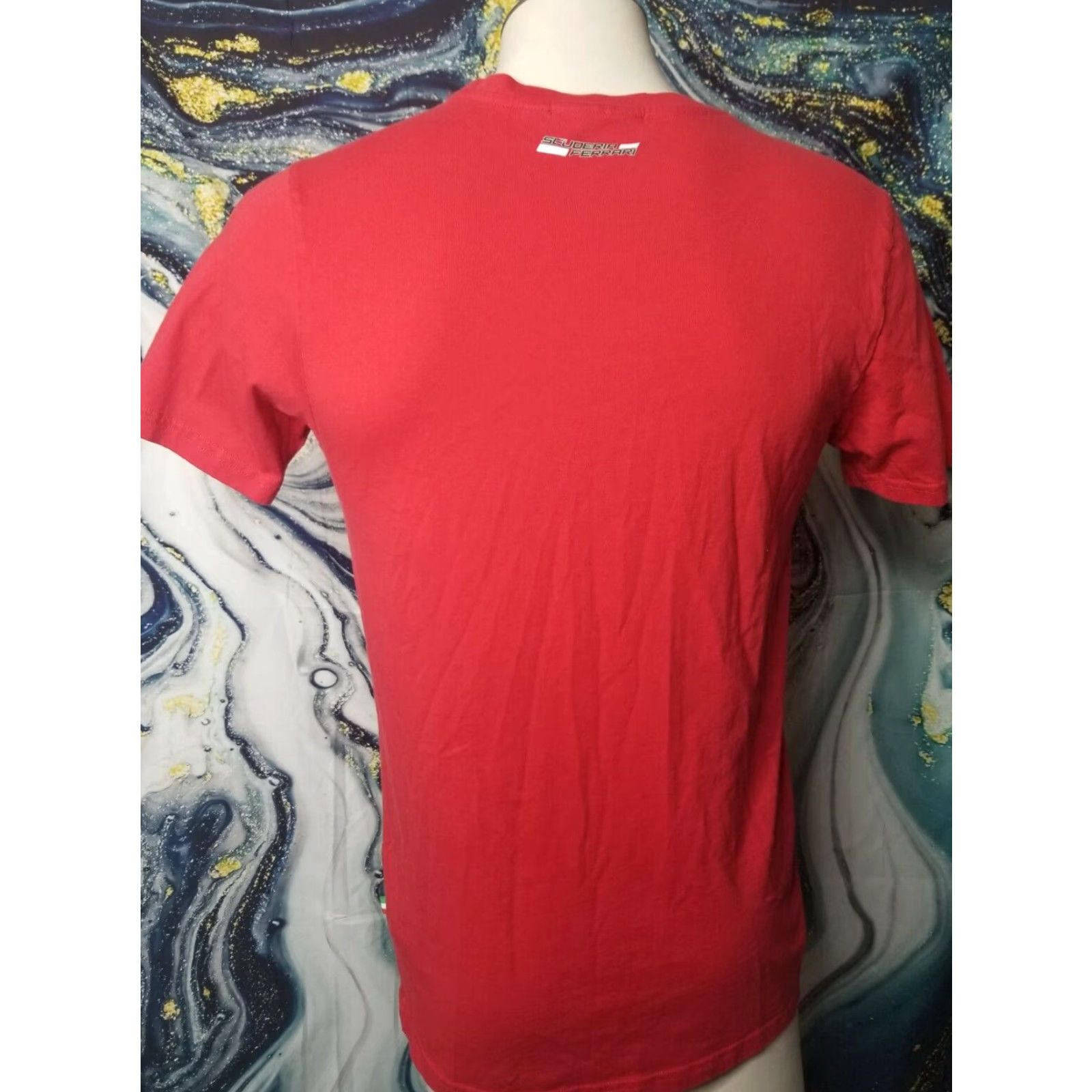 Ferrari Ferrari Scuderia Mens S Classic T Shirt Red Size US S / EU 44-46 / 1 - 2 Thumbnail