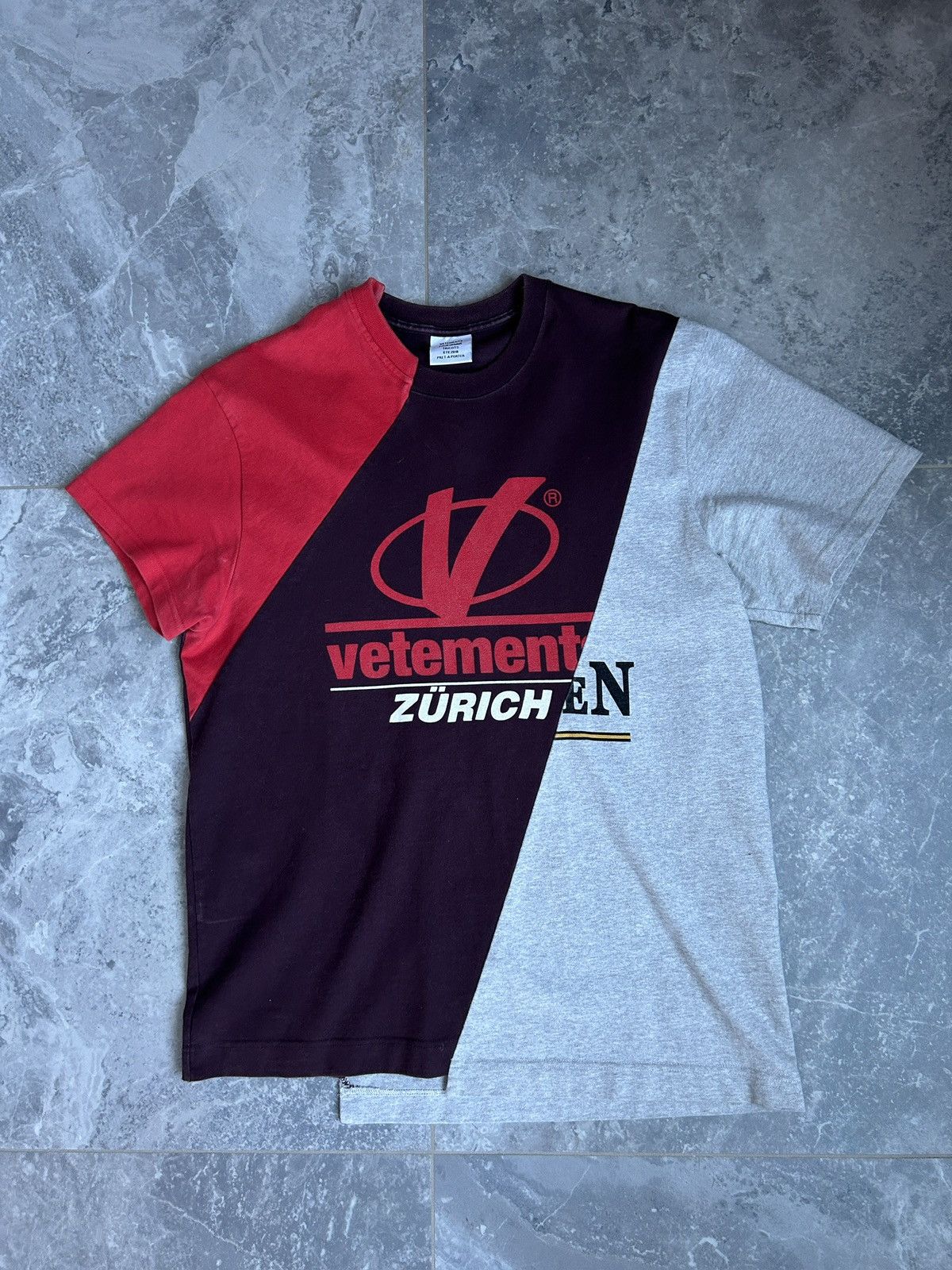 Vetements Vetements Zurich reconstructed t-shirt | Grailed