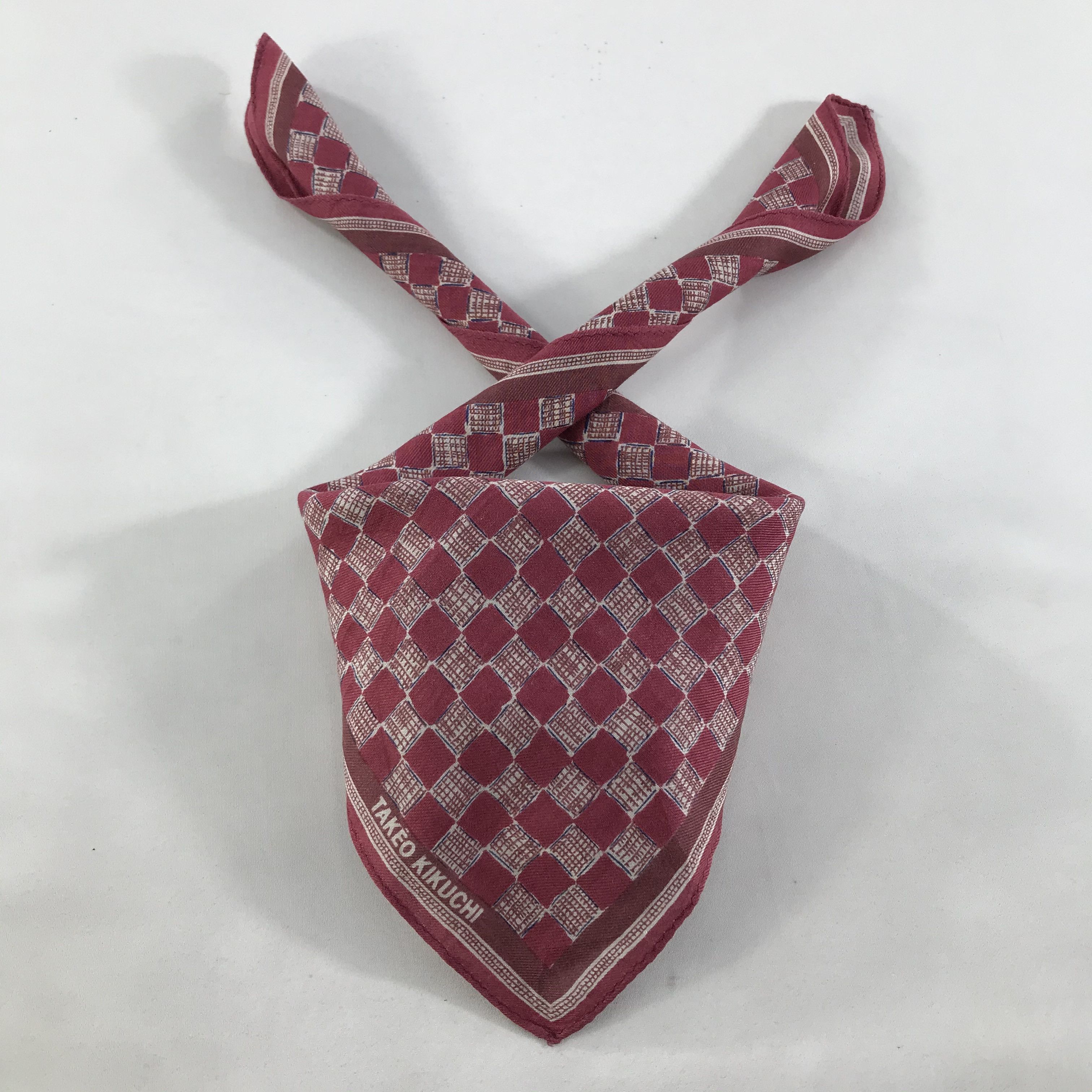 Takeo Kikuchi × Vintage Takeo Kikuchi Bandana / Handkerchief / Neckerchief - S1395 Size ONE SIZE - 3 Thumbnail