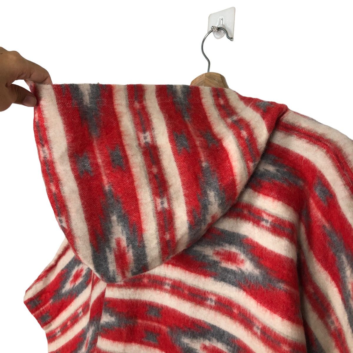 Japanese Brand 🔥Oversized Poncho Jacket Striped Viri-Dari Deserta Japan Size US L / EU 52-54 / 3 - 9 Thumbnail