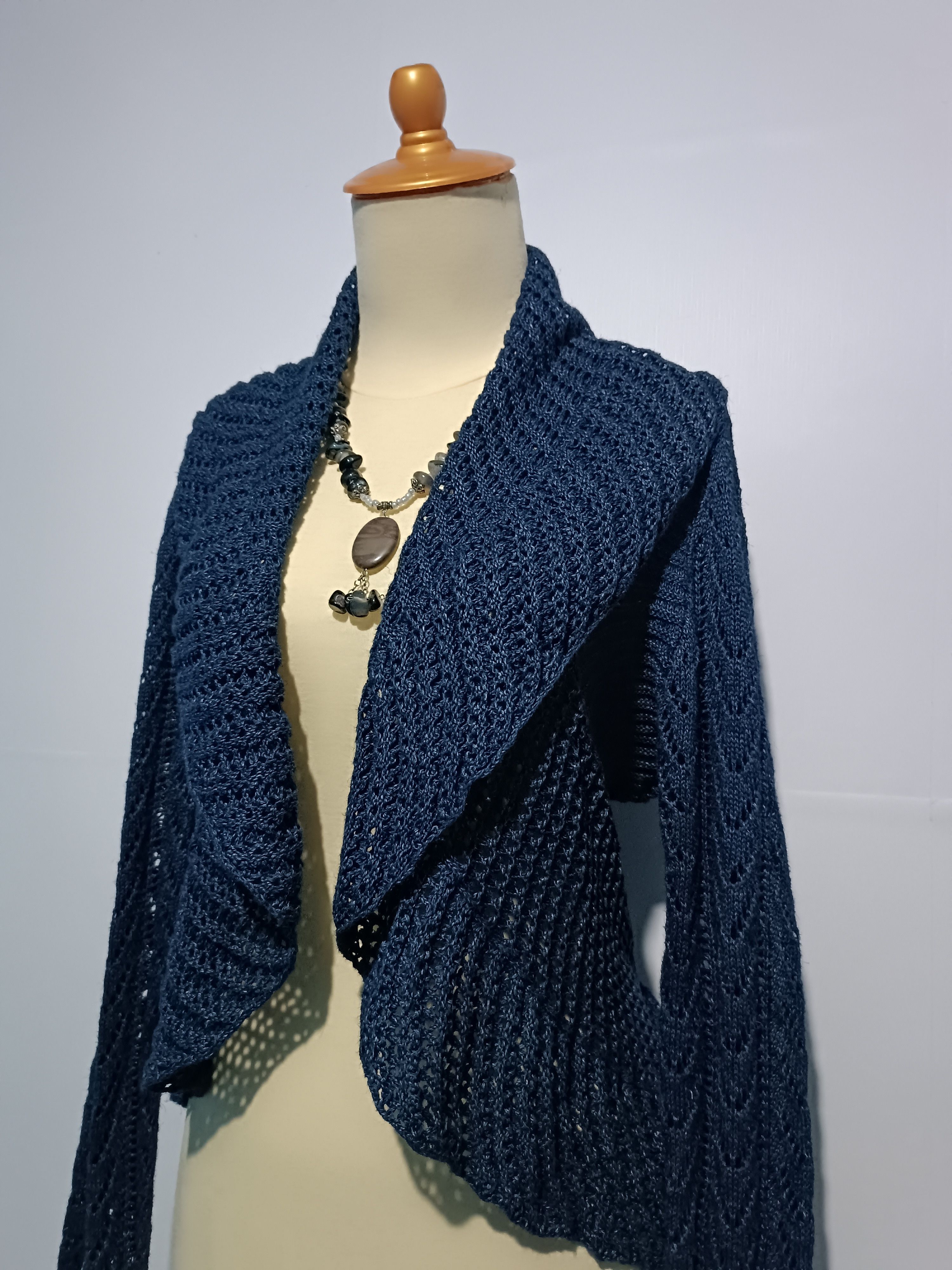 Japanese Brand Outerwear Bolero Blue Wash Size M / US 6-8 / IT 42-44 - 2 Thumbnail