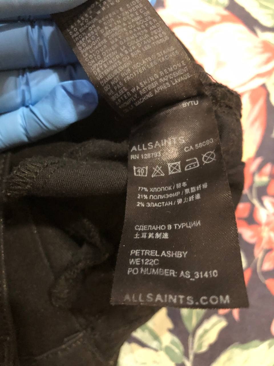 Allsaints vintage ASHBY jeans pants Y2K Allsaints black size 26 Size 26" / US 2 / IT 38 - 4 Thumbnail