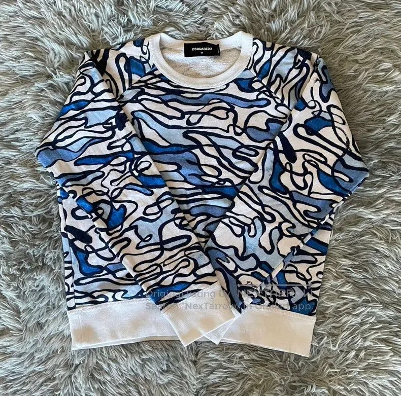 Dsquared2 DSquared2 Ocean Print Sweatshirt. Size US M / EU 48-50 / 2 - 1 Thumbnail