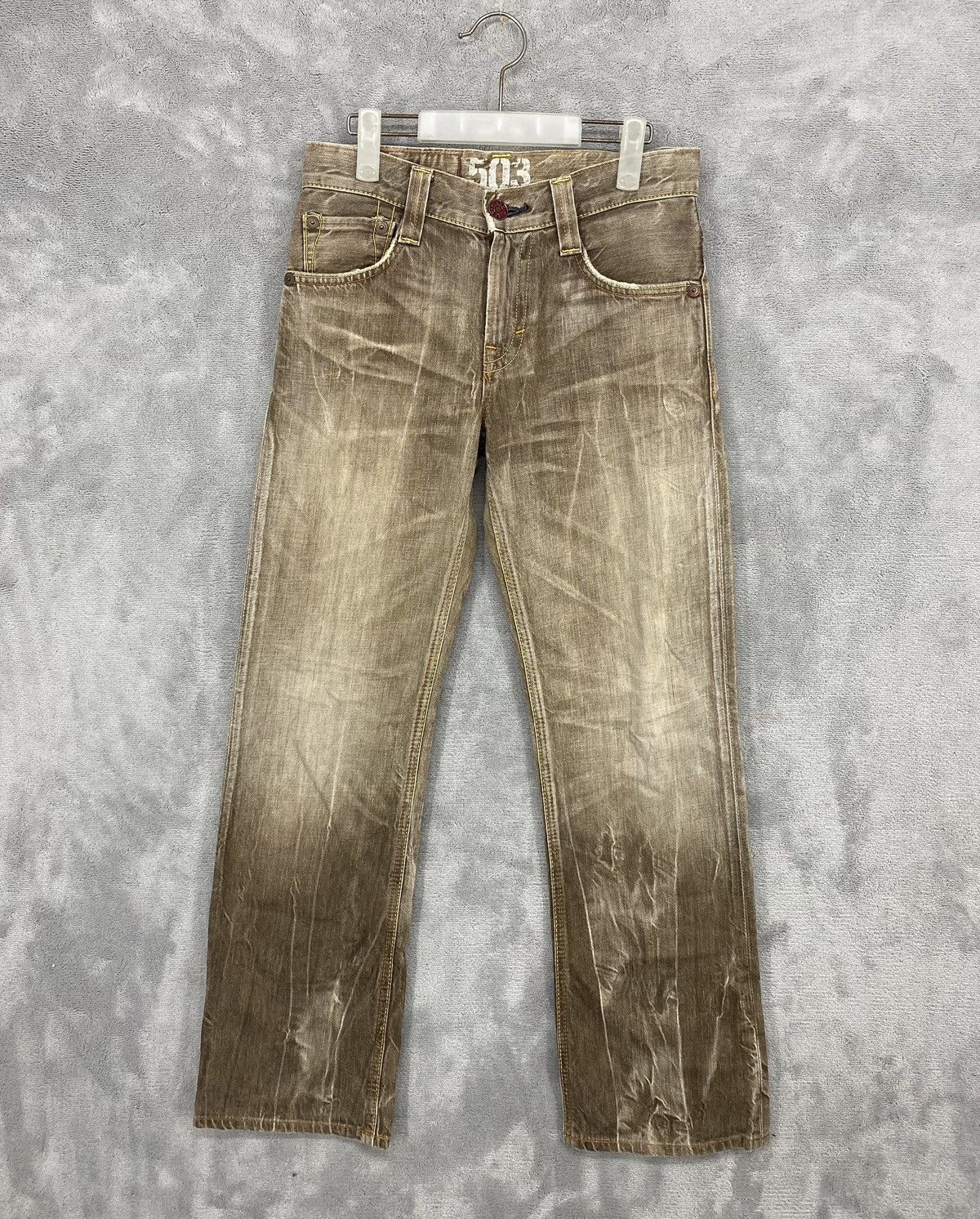 Edwin × Japanese Brand × Vintage ⚡️THUNDERSTROM⚡️ Edwin 503 Jeans x Blue Trip Size US 29 - 1 Thumbnail