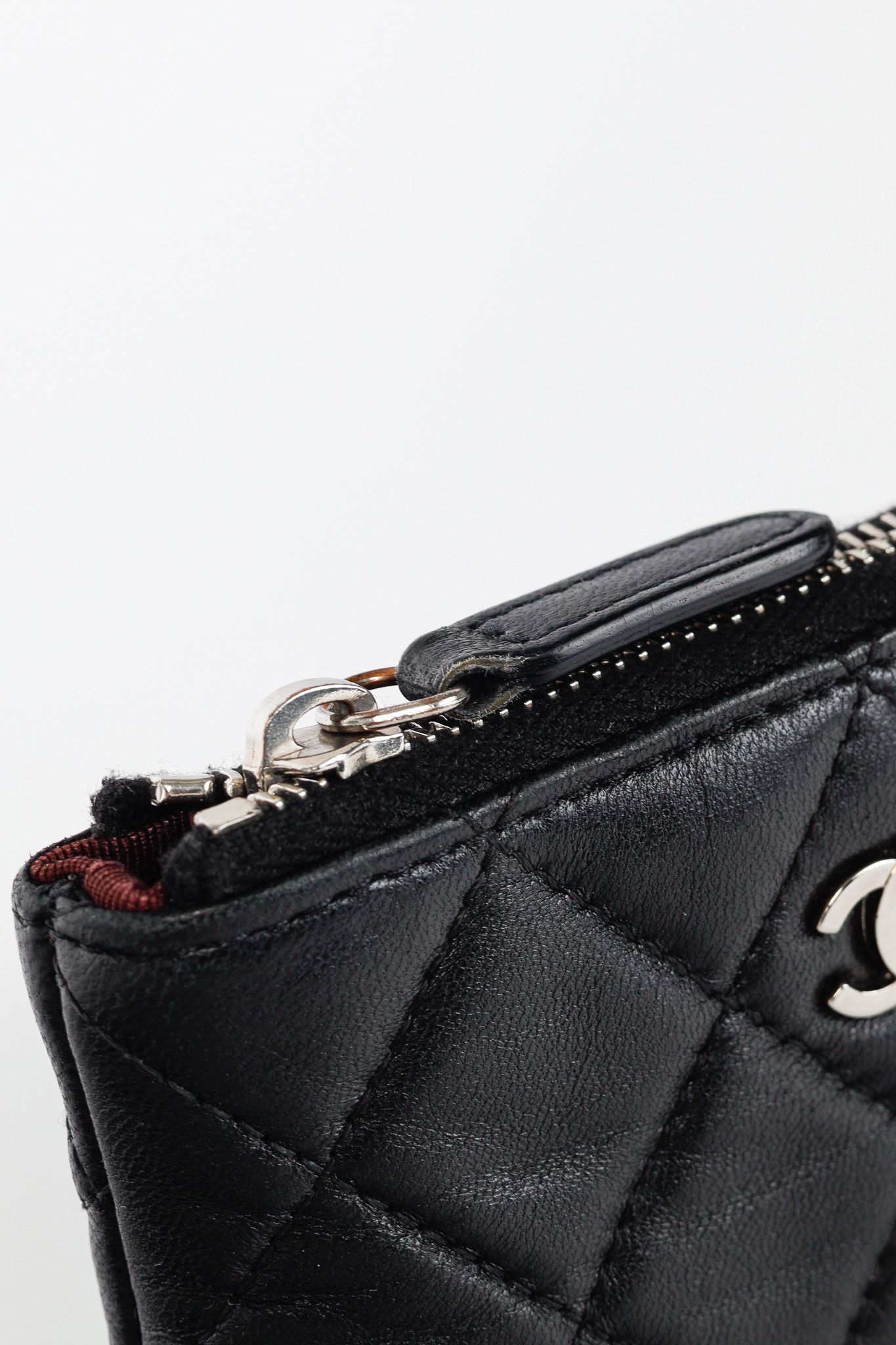 Chanel Chanel Black Lambskin Quilted Leather CC Key Holder Size ONE SIZE - 7 Thumbnail