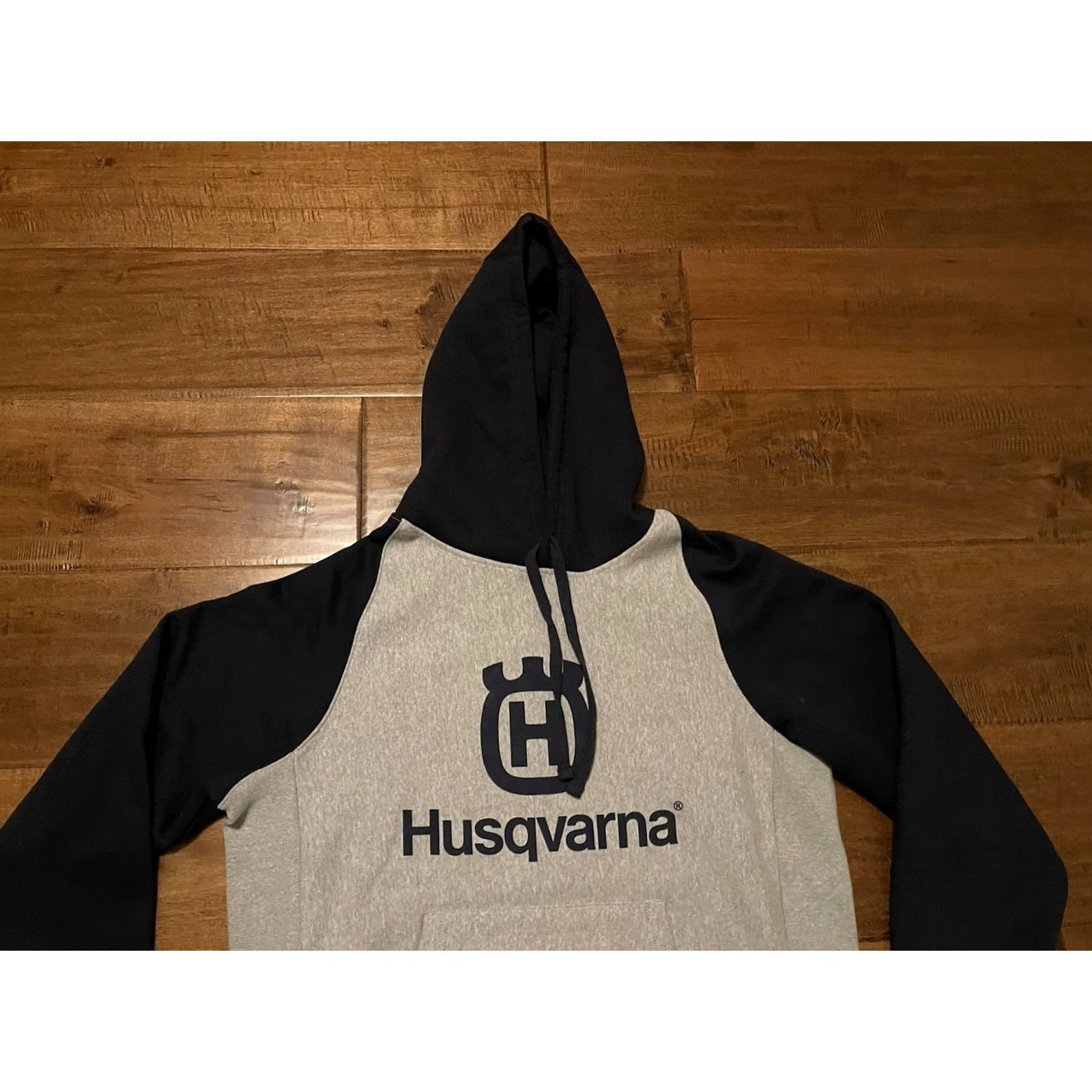 Equipment Husqvarna Equipment Pullover Hoodie Sweatshirt Navy Blue Gray Ringer M Men's Size US M / EU 48-50 / 2 - 2 Thumbnail