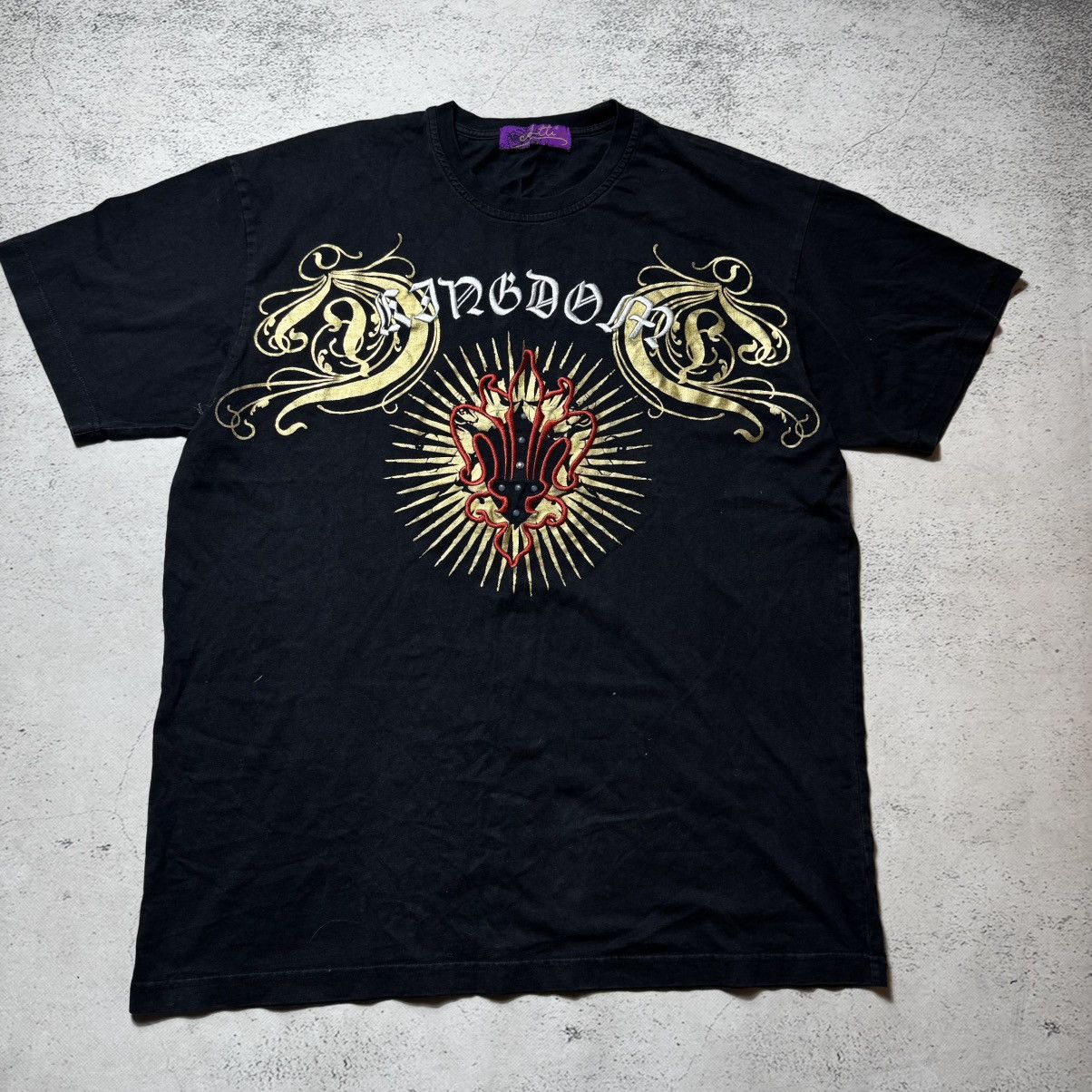 Rap Tees × Vintage Atti Kingdom Graphic Tee – Gothic Streetwear, Rare Design Size US L / EU 52-54 / 3 - 1 Thumbnail