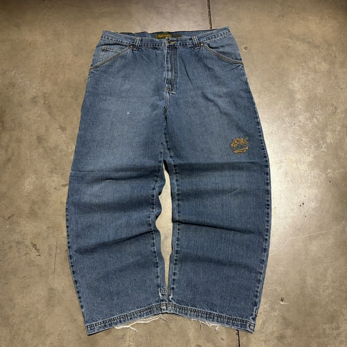 Timberland Vintage Timberland Baggy Denim Jeans Wide Leg Skater Y2K Size US 40 / EU 56 - 1 Thumbnail