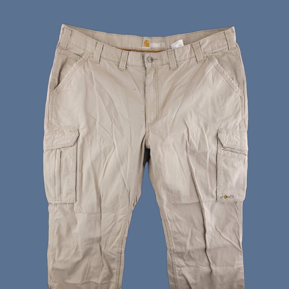Carhartt Carhartt Pants Mens 44x31 Tan Ripstop Cargo Work Force Size US 44 / EU 60 - 1 Thumbnail