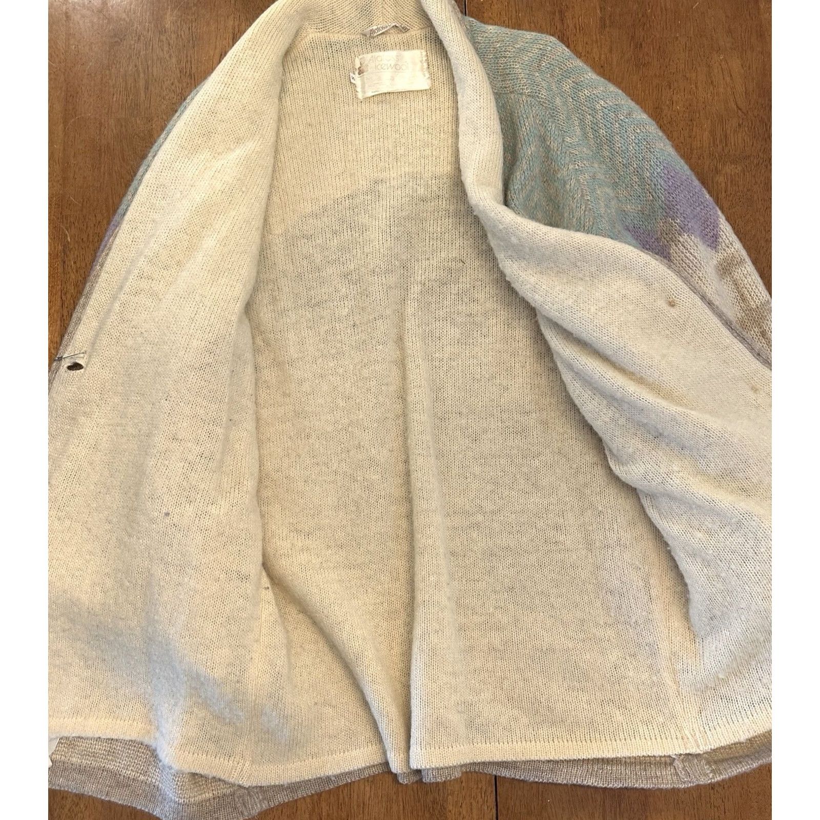 Vintage VINTAGE Alafoss Icewool Cardigan Sweater Jacket Small Women Wool Ivory Aztec Button Overcoat S Size S / US 4 / IT 40 - 5 Thumbnail