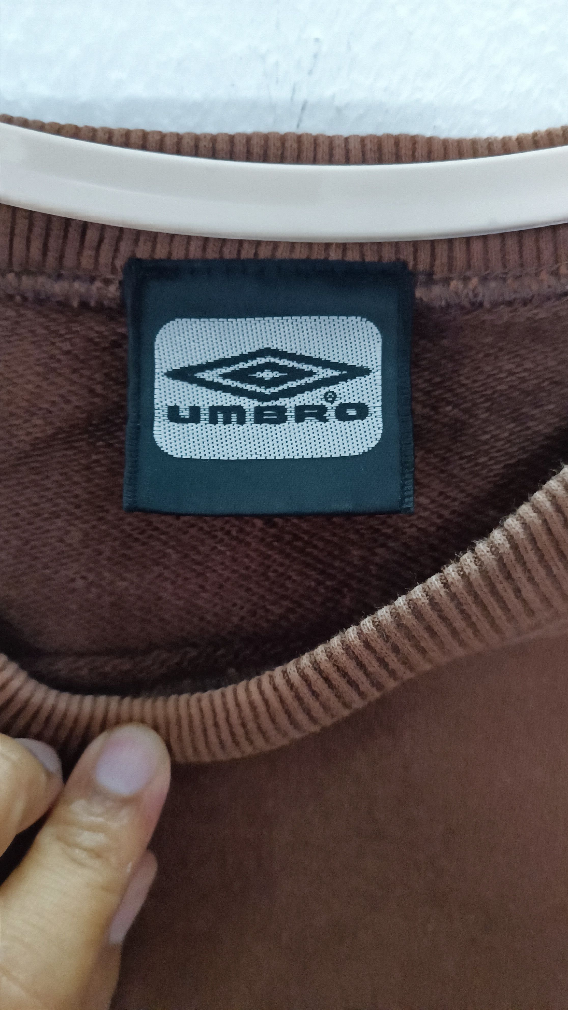 Umbro × Vintage Vintage Umbro Japan Brown Sweatshirts Size US L / EU 52-54 / 3 - 5 Thumbnail