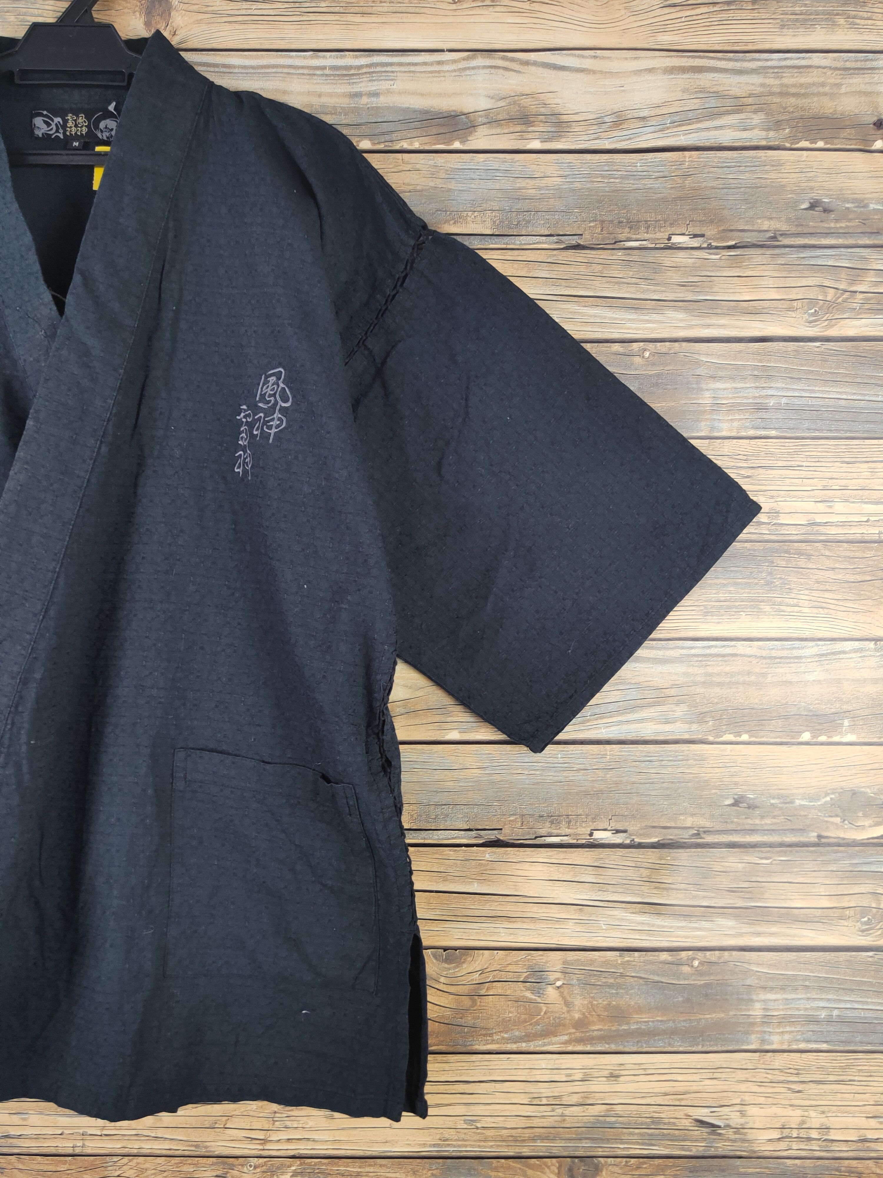 Vintage DL Japan vintage cardigan Black Long Sleeve Kimono # 1693 Size US M / EU 48-50 / 2 - 5 Thumbnail