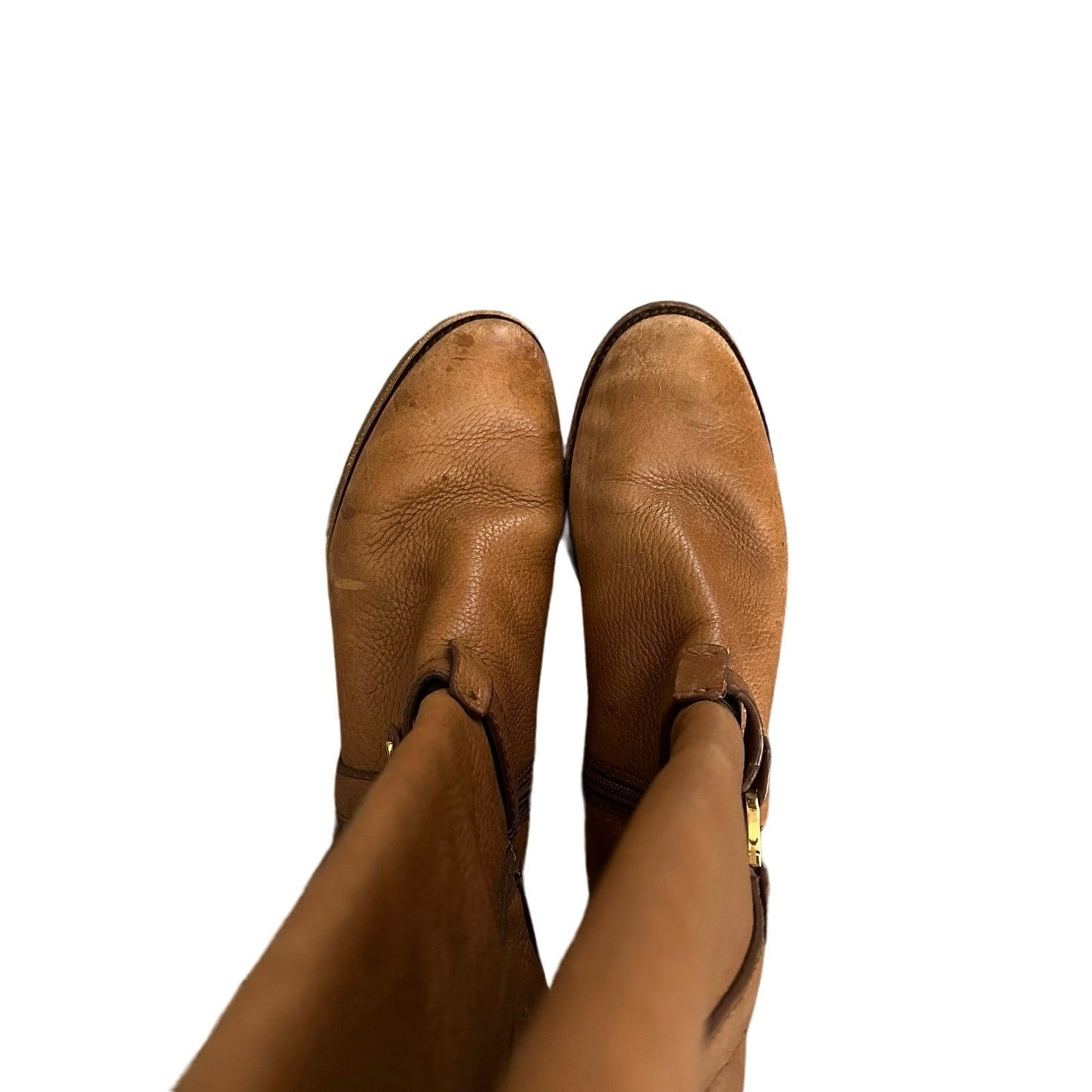 Tory Burch Tory Burch AMANDA Knee High Riding Leather Boots Women's 7M Size US 7 / IT 37 - 6 Thumbnail