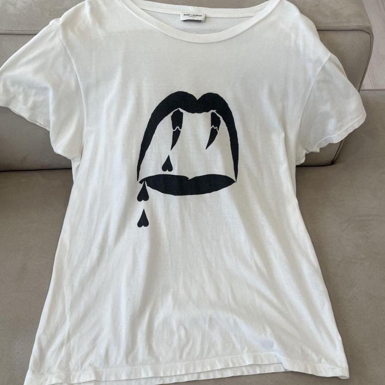 Saint Laurent Paris Blood Luster Tee | Grailed