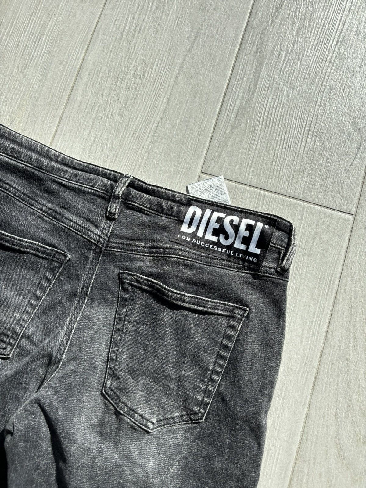 Diesel Diesel Jeans Babhila-Bk-Sp Zipper Avant Garde Style Size 29" - 8 Thumbnail