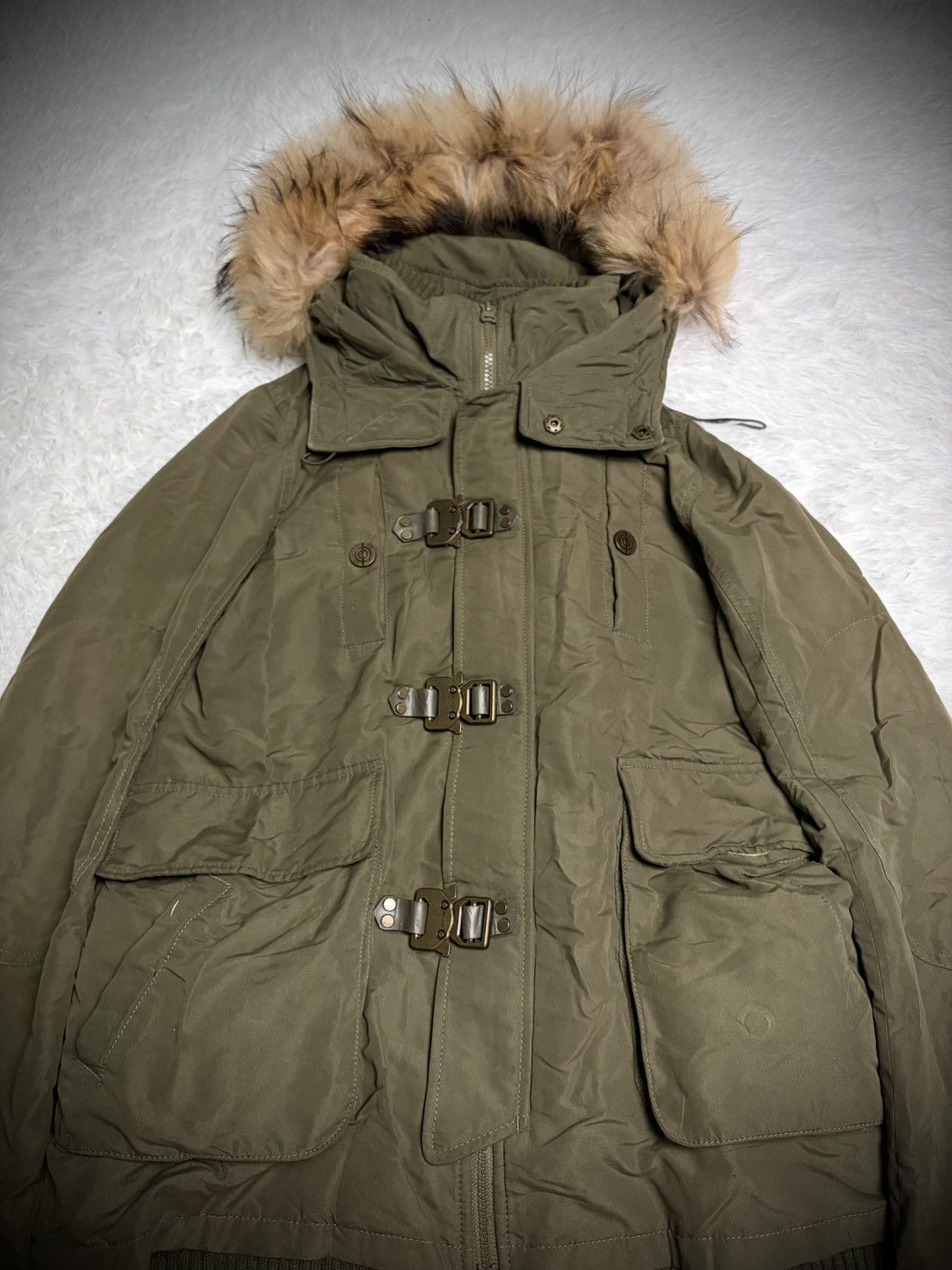 14th Addiction Rare Vkei Sly Ryuk Raccoon fur Jacket Punk Size US M / EU 48-50 / 2 - 2 Thumbnail