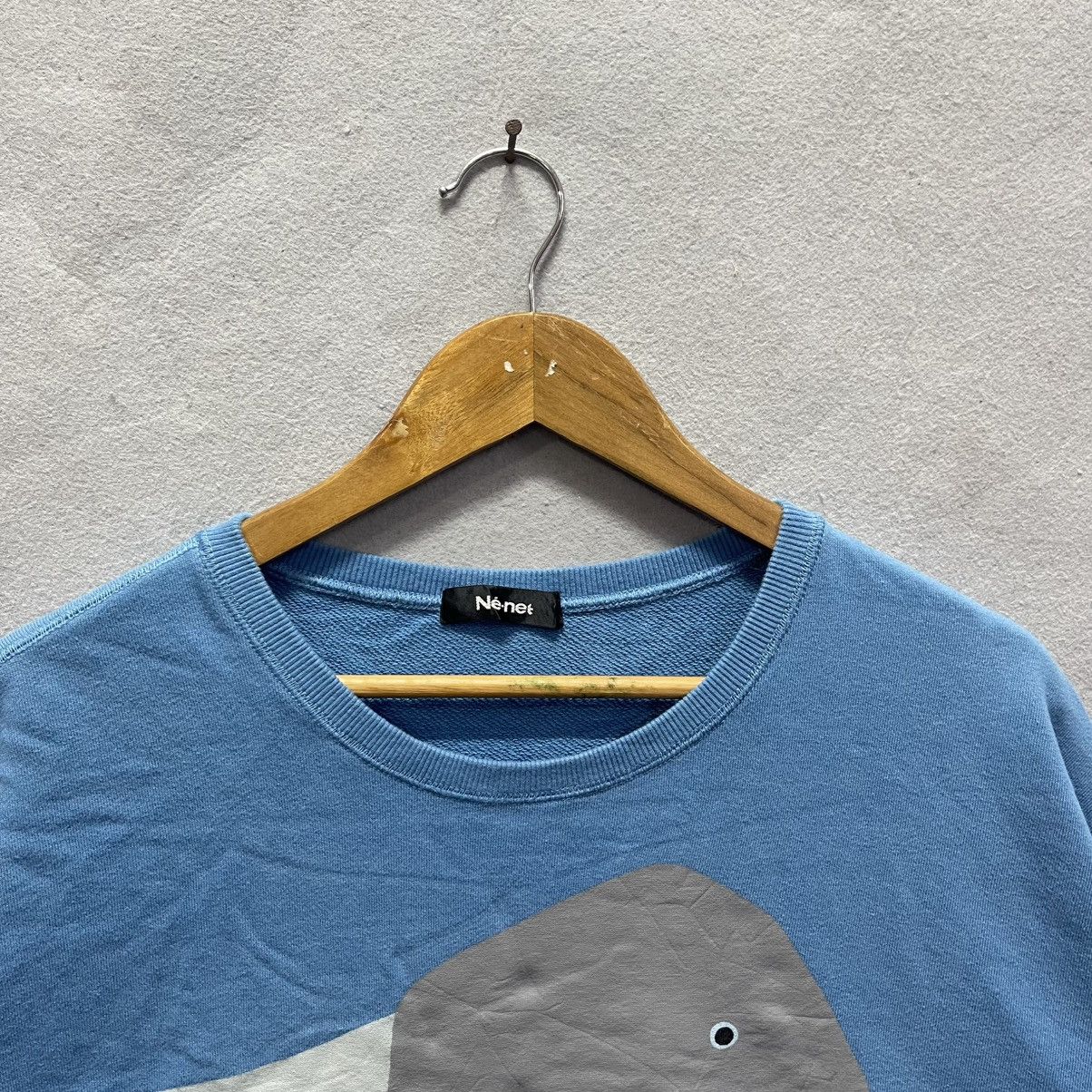 Ne-Net Ne-net Elephant Graphic Blue Sweatshirt Size M / US 6-8 / IT 42-44 - 2 Thumbnail