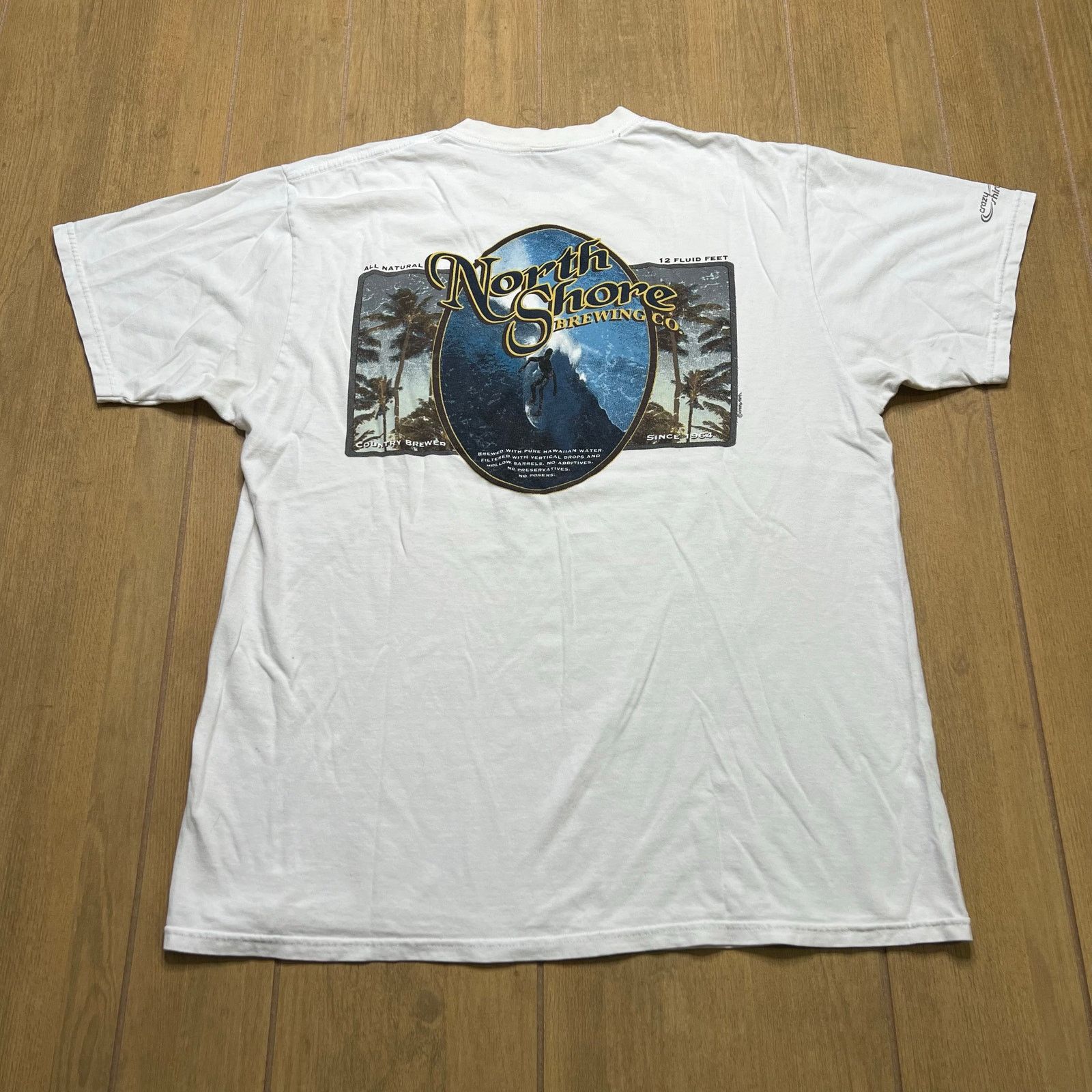 Vintage Y2K Crazy Shirt Men Sz M North Shore Brewing Co. Surf Size US M / EU 48-50 / 2 - 4 Thumbnail