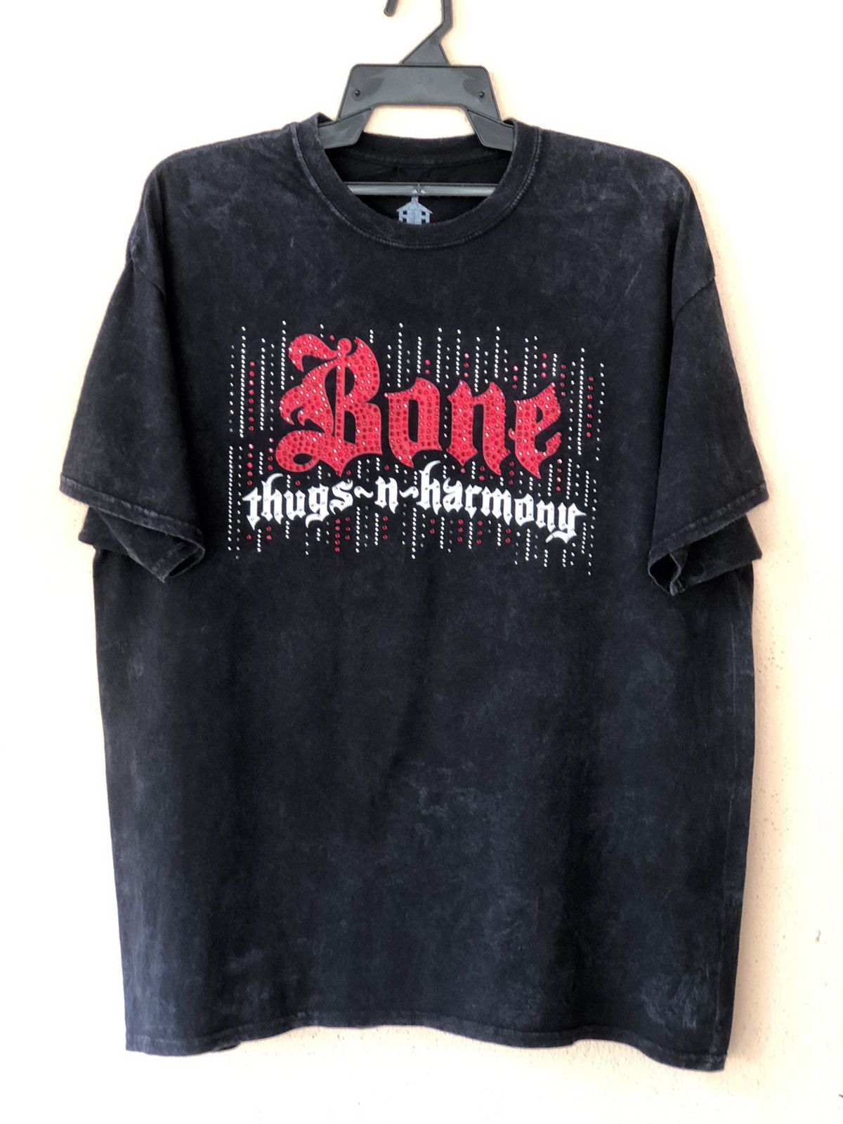 image of Band Tees x Rap Tees Bone Thugs N Harmony Hip Hop Rap Tee in Black, Men's (Size XL)