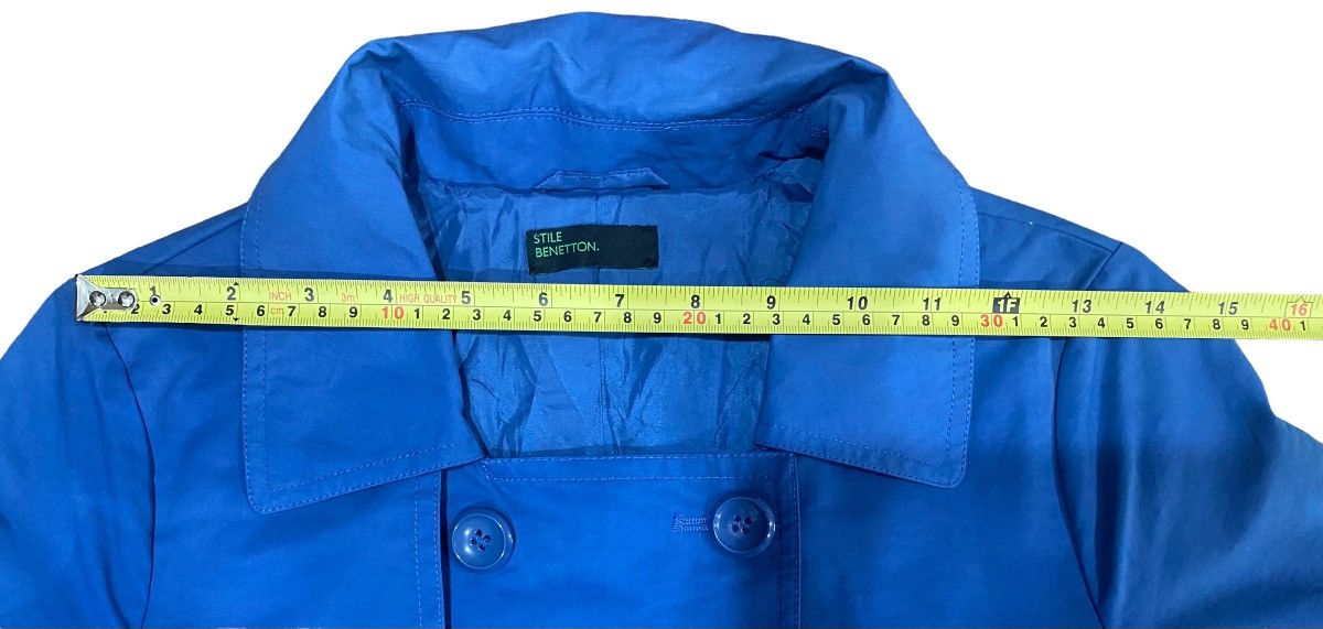 Benetton × Designer Benetton Trench Coat Size XS / US 0-2 / IT 36-38 - 11 Thumbnail