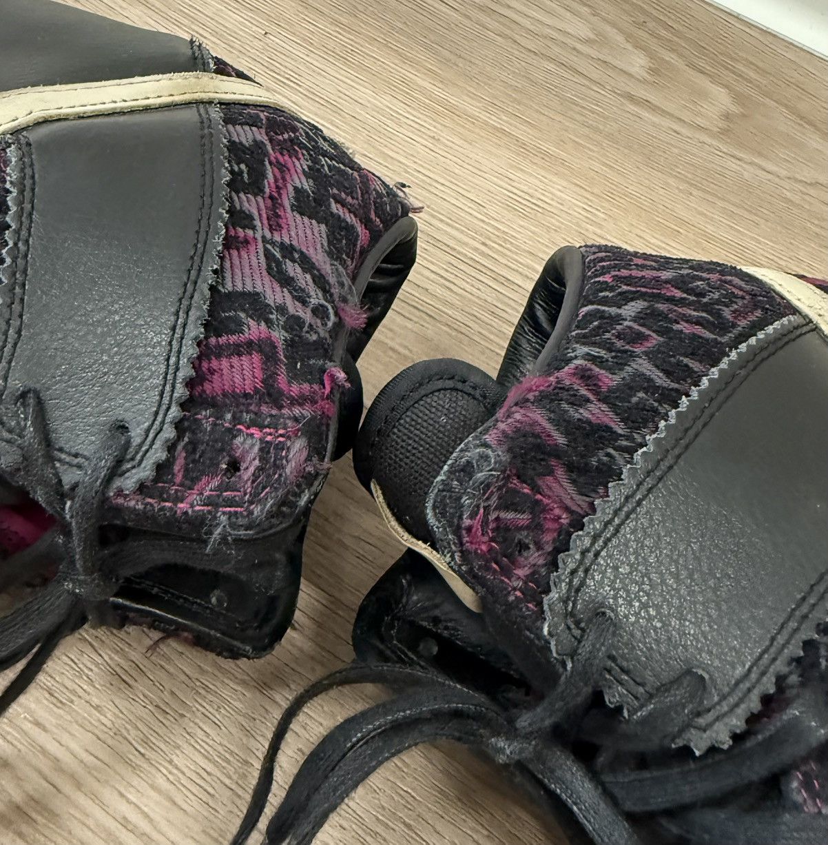 Nike Nike Dunk Sky Hi Black Purple Tribal Hidden Wedge Sneakers Size US 8.5 / IT 38.5 - 9 Thumbnail