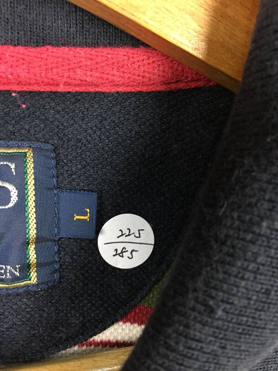 Chaps Ralph Lauren Vtg Chaps Ralph Lauren Crest Logo Striped Polo Shirt Size US L / EU 52-54 / 3 - 14 Thumbnail