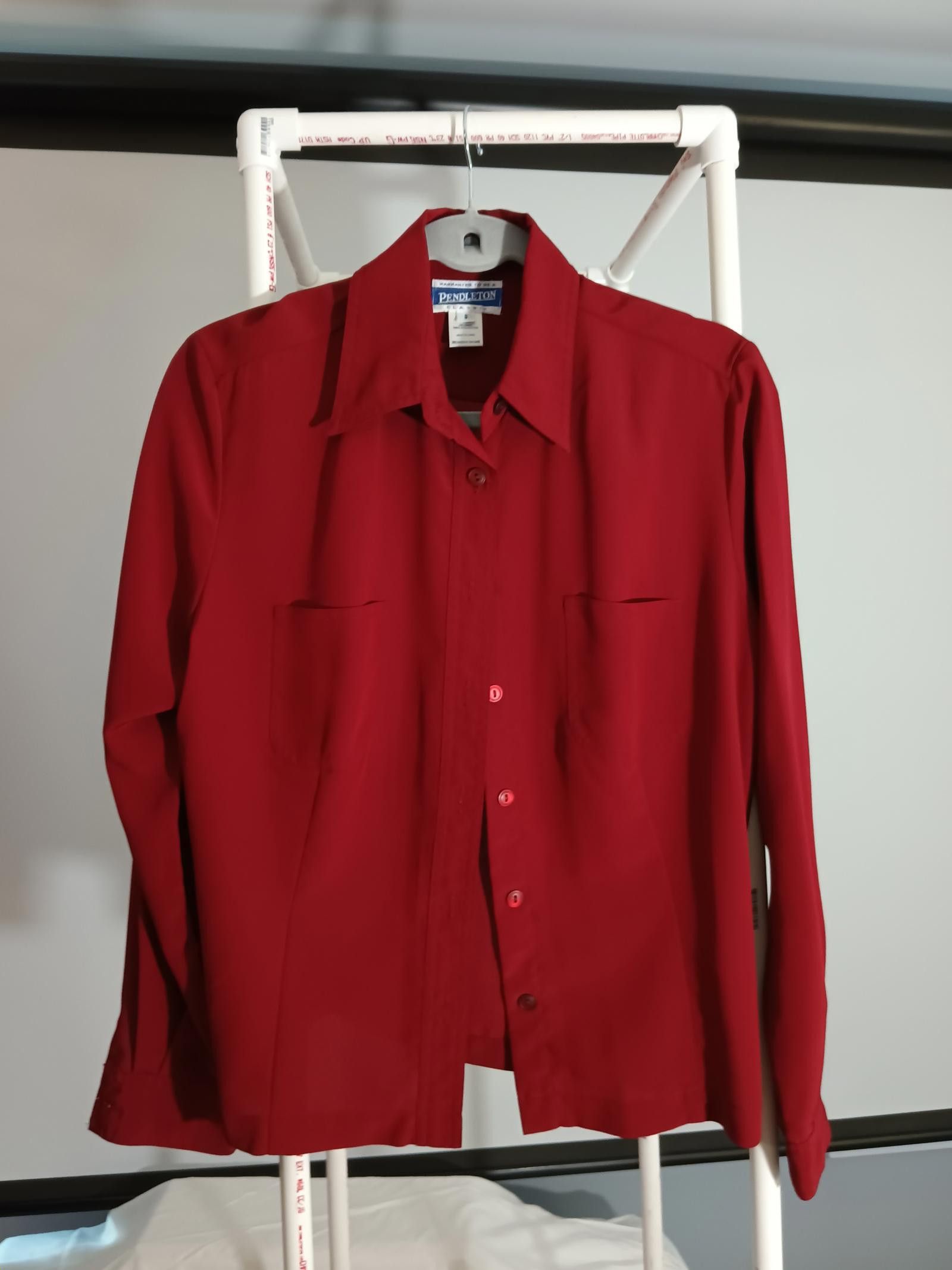 Pendleton Pendleton Classic Women's Red Button-Up Shirt - Size 8 Size M / US 6-8 / IT 42-44 - 1 Thumbnail