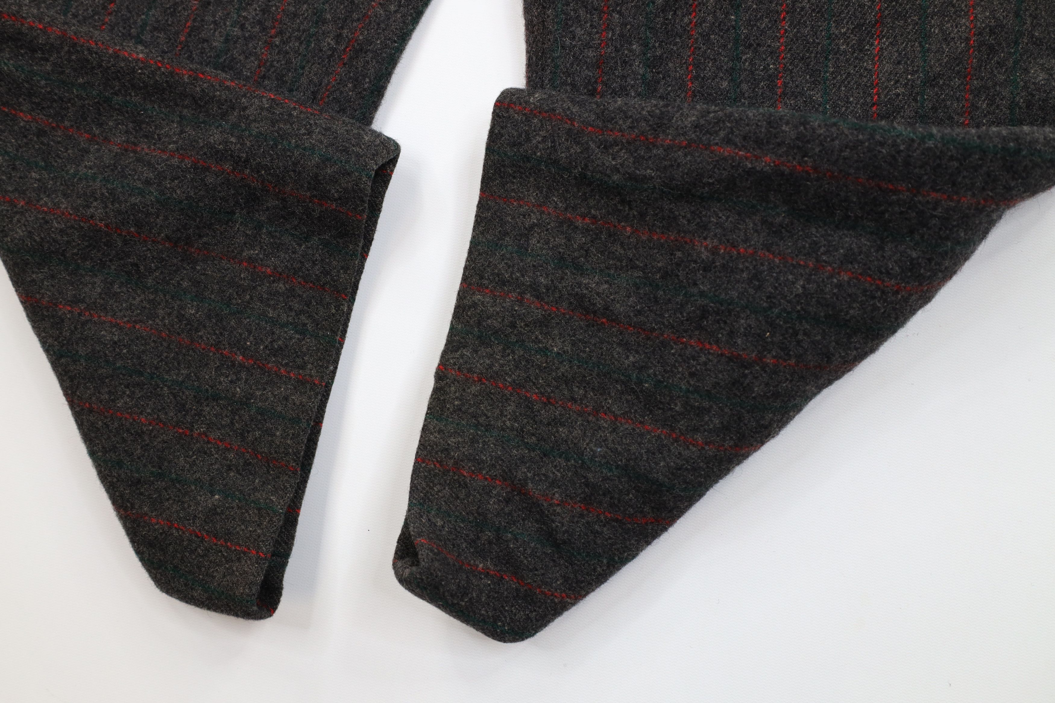 Woolrich Woolen Mills Vintage 70s Woolrich Heavy Wool Striped Wide Leg Pants USA Size US 34 / EU 50 - 5 Thumbnail