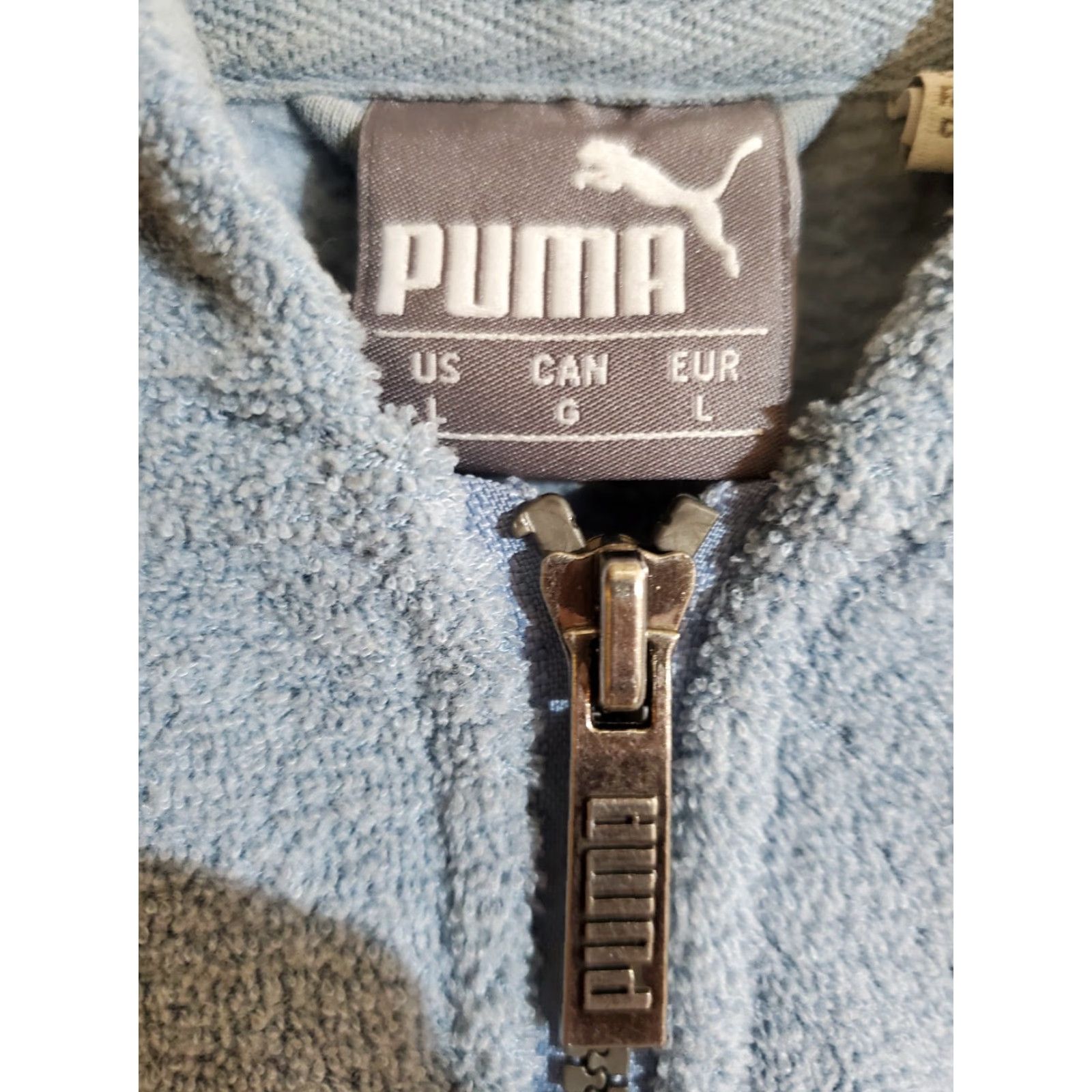 Puma PUMA Fusion Men's Winterized Hooded Jacket Full Zip Blue Fleece Large Pocket Hoodie Varsity Casual Sports Mens Blue Size US L / EU 52-54 / 3 - 2 Thumbnail