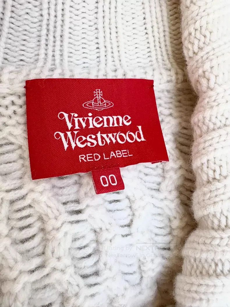 Vivienne Westwood Vivienne Westwood size 00 Large Saturn Embroidered White Li Size XXS / US 00 / IT 34 - 5 Thumbnail