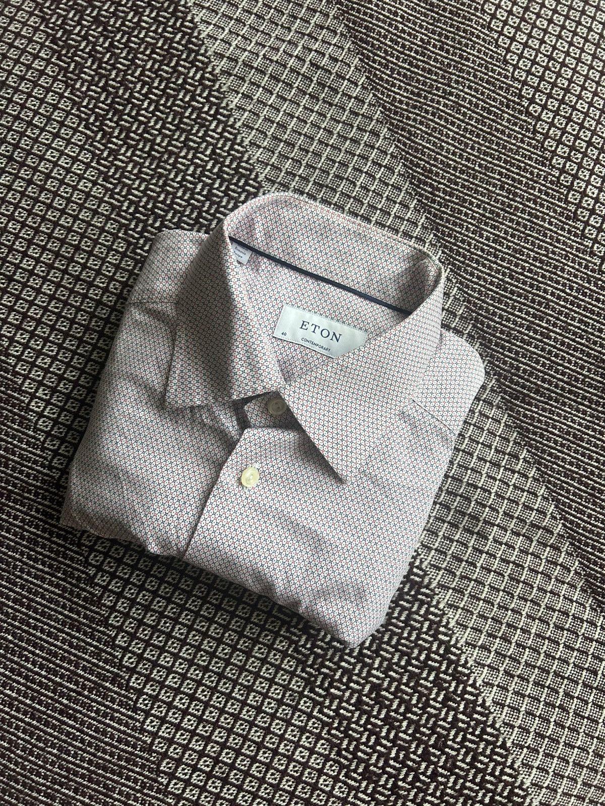 Eton Eton Contemporary Luxury Shirt Mens Solid Style Size 40 Size US L / EU 52-54 / 3 - 12 Thumbnail