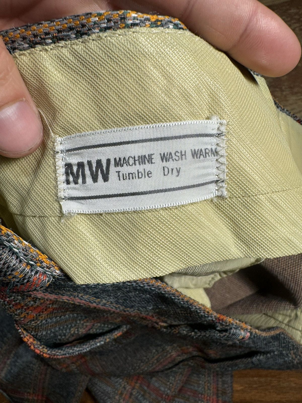 Other 70s Vintage Plaid Dress Pants Size US 38 / EU 54 - 4 Thumbnail