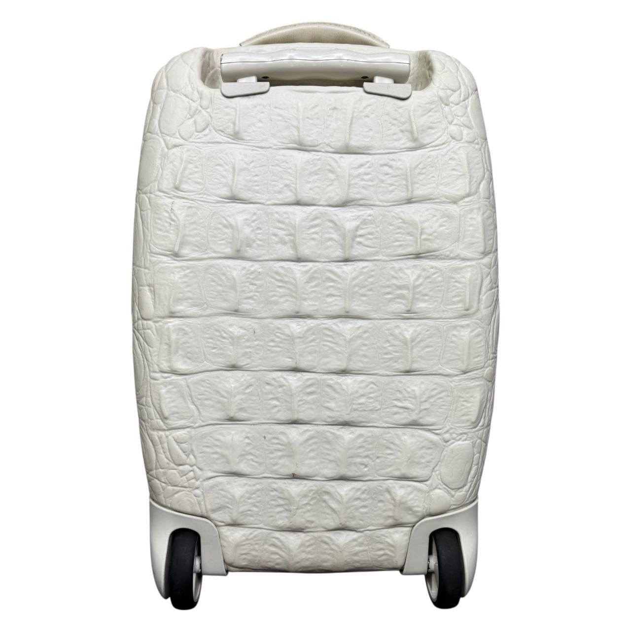 Alexander McQueen Alexander McQueen samsonite crocodile suitcase white Size ONE SIZE - 3 Thumbnail