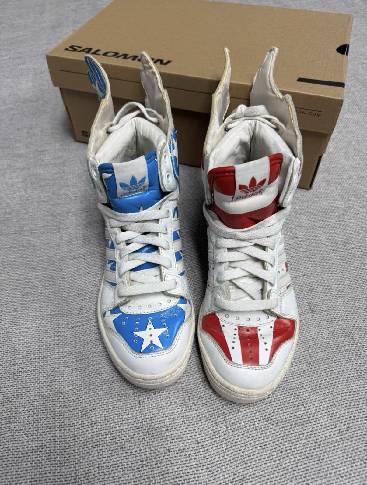 Adidas Adidas Jeremy Scott Wings 2.0 USA Flag K37 Size US 6.5 / IT 36.5 - 9 Thumbnail