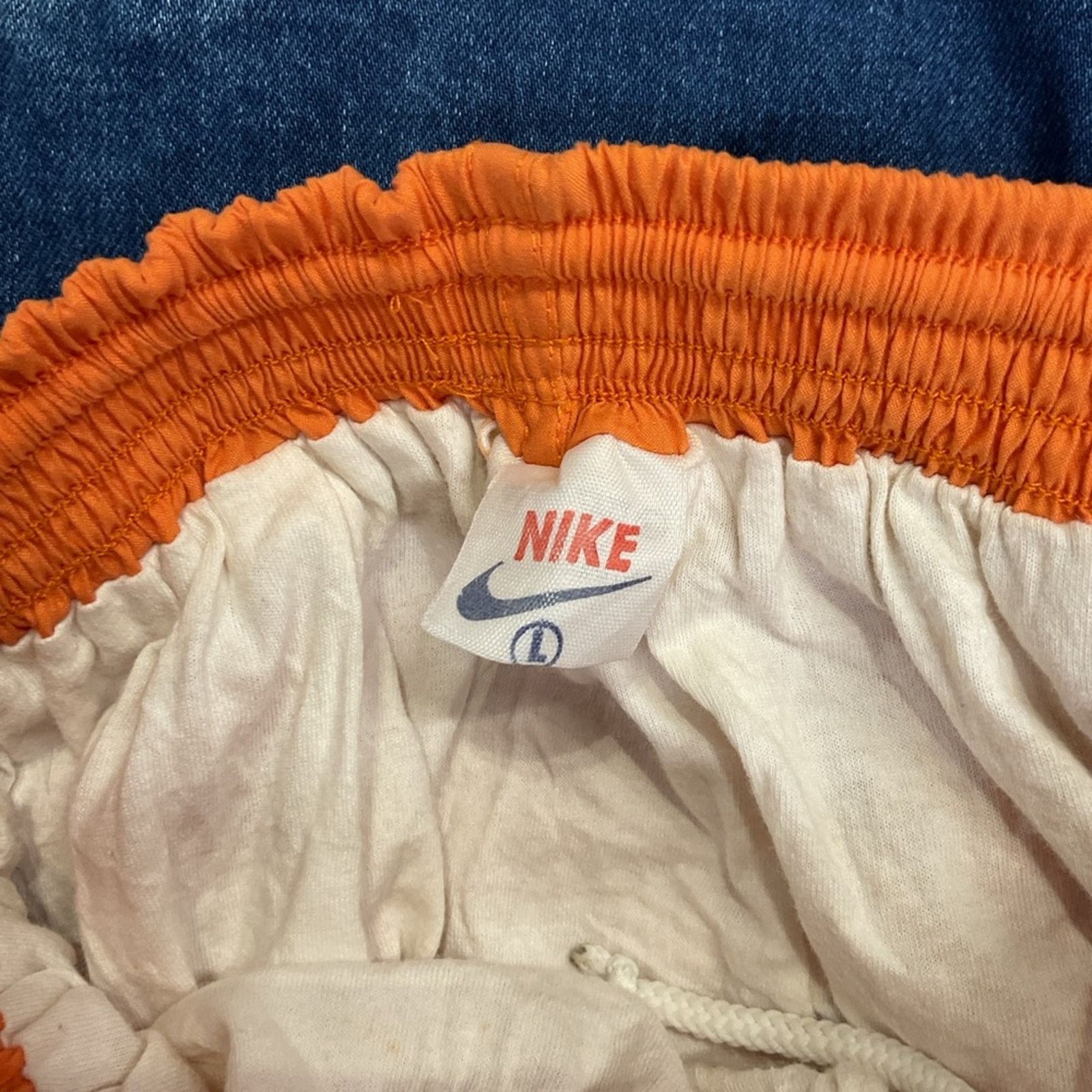Nike Vintage Nike Orange Track Pants Size 22" - 3 Thumbnail