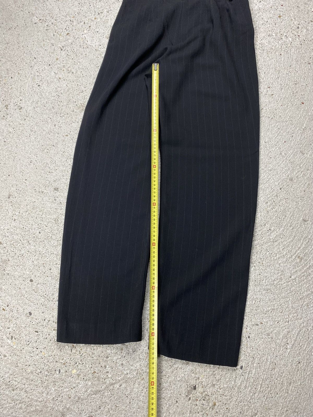 Armani Collezioni Armani collezioni vintage striped suit black wool old money Size 30" / US 8 / IT 44 - 23 Thumbnail