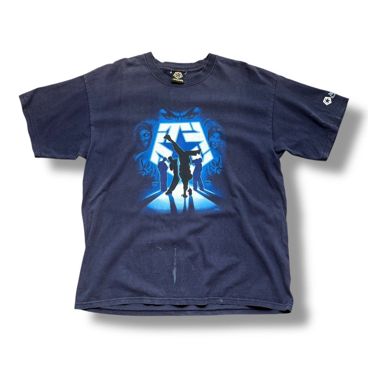 Tribal Streetwear VINTAGE TRIBAL STREETWEAR BREAKDANCE PRINTED TSHIRT Size US XL / EU 56 / 4 - 3 Thumbnail