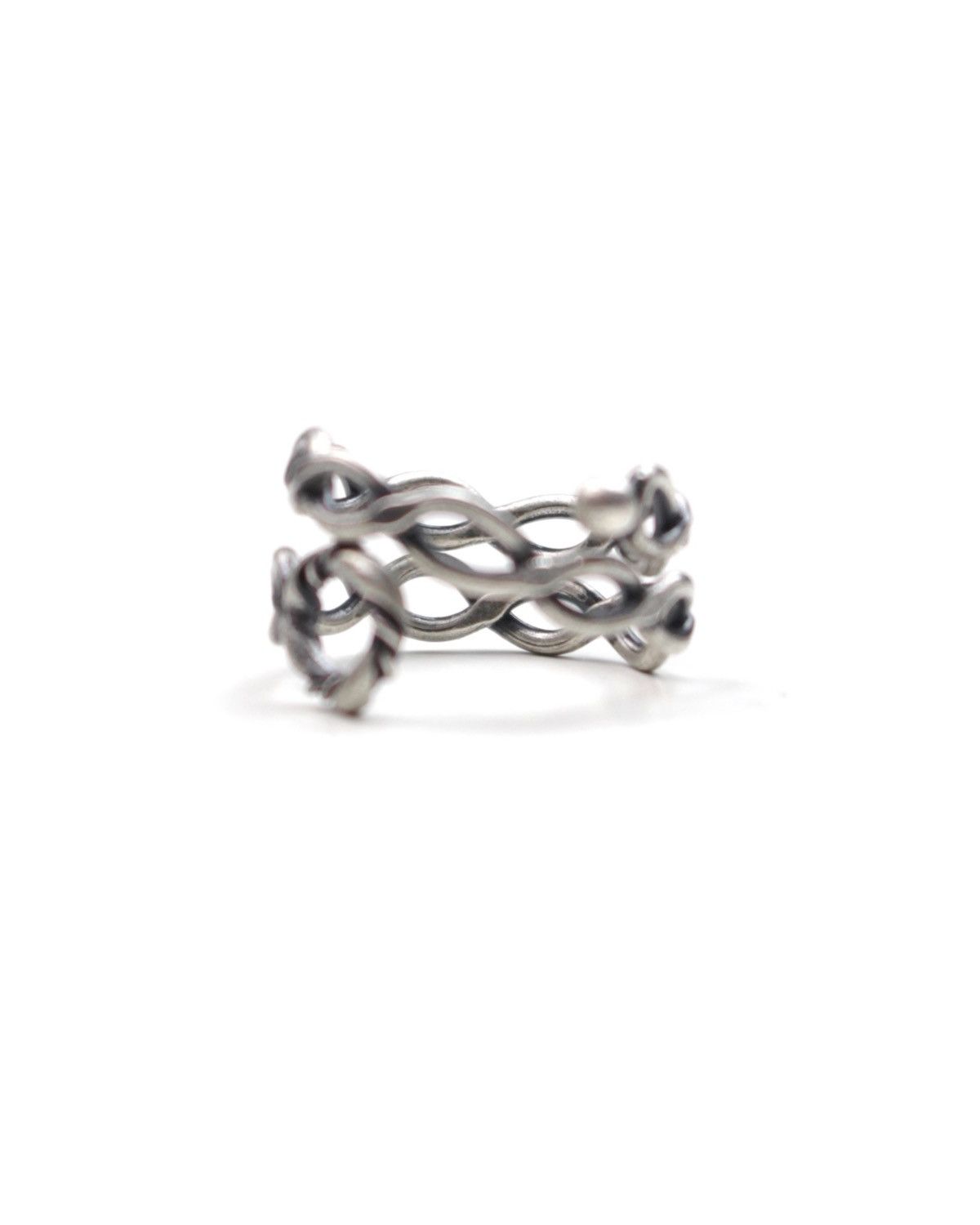 Hysteric Glamour 2000S JAPANESE MADE INTERLACED LOOP CHAIN BAND RING Size ONE SIZE - 3 Thumbnail