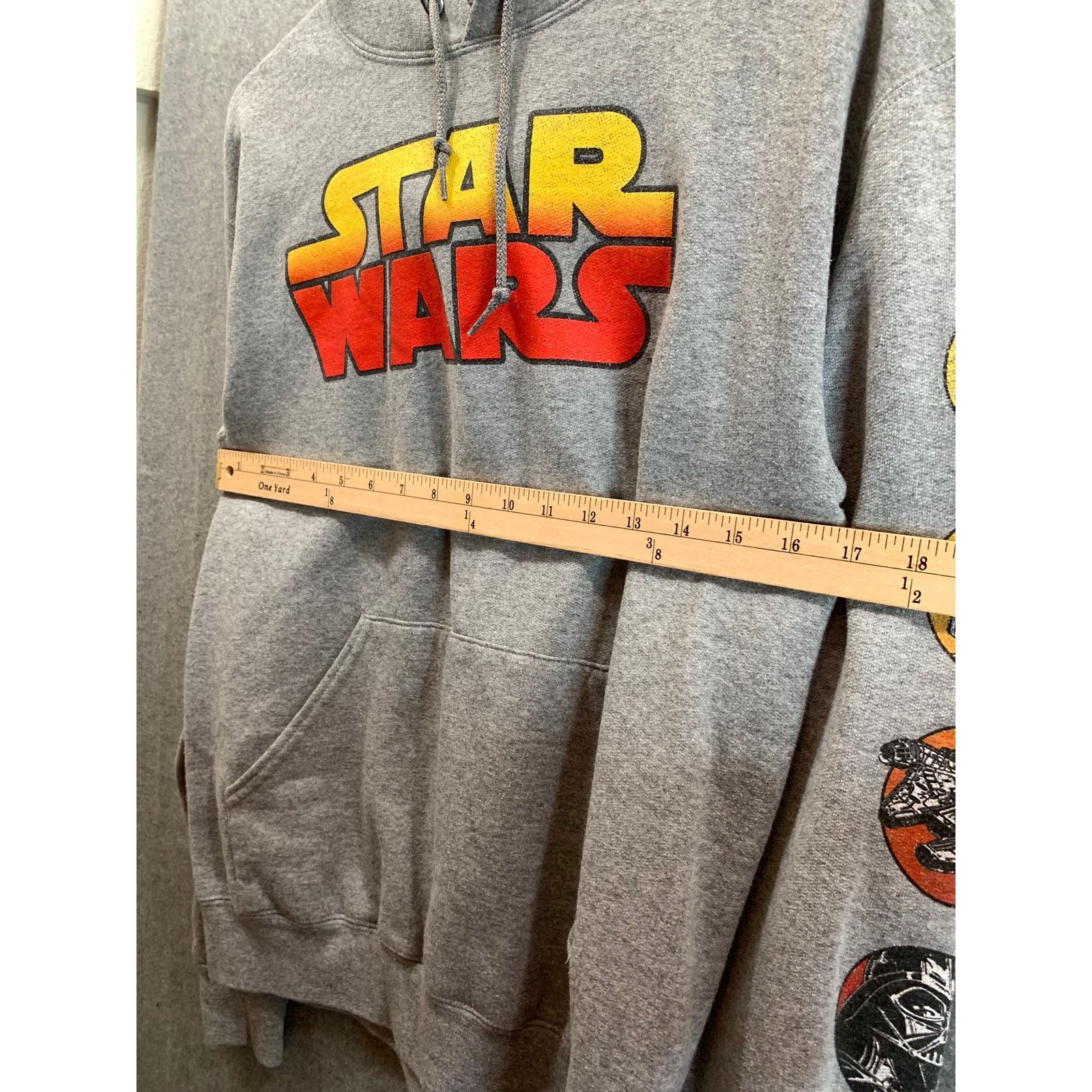 Star Wars Star Wars Hoodie Jacket Adult Small Gray Pullover Size US S / EU 44-46 / 1 - 6 Thumbnail