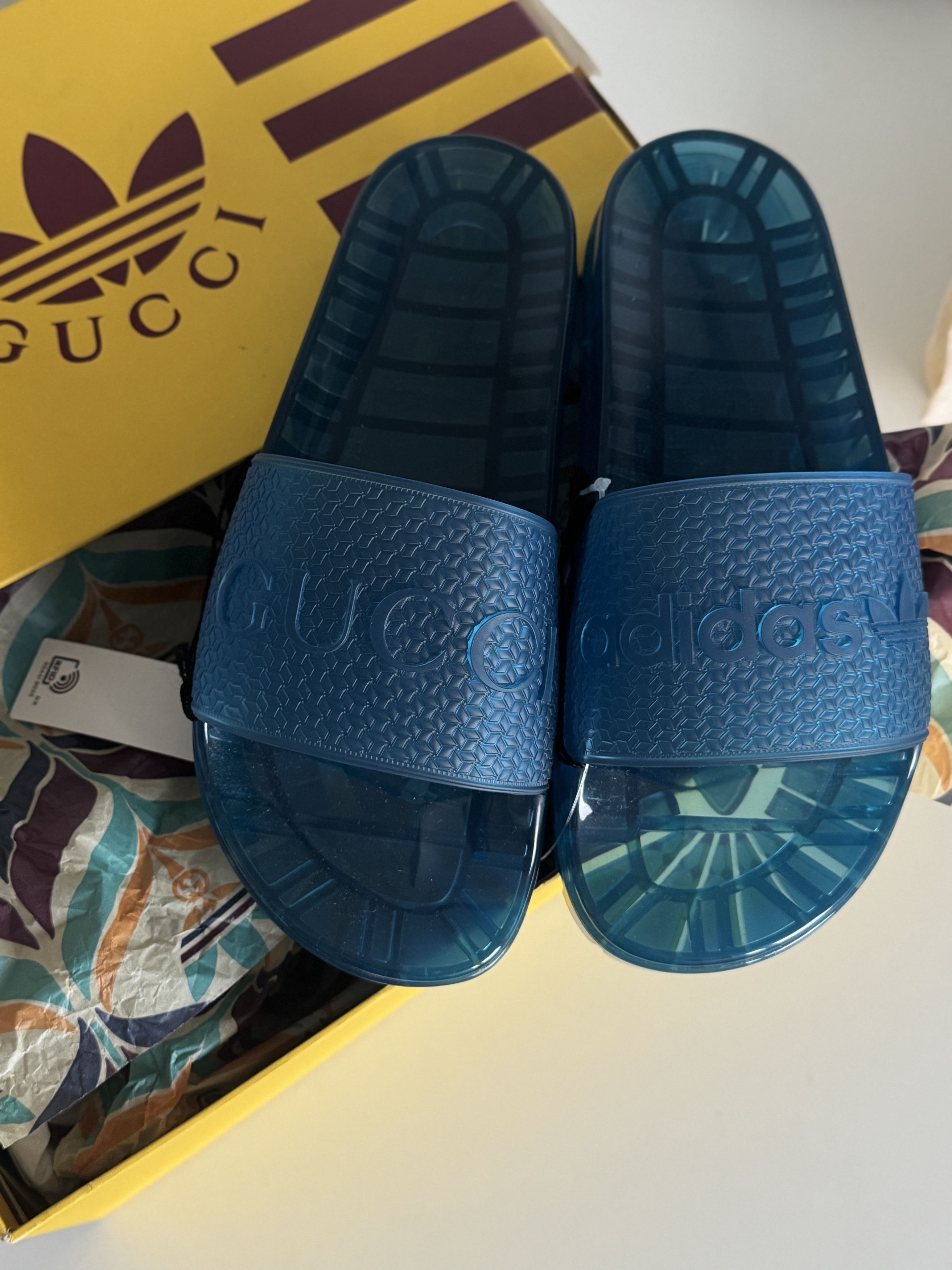 Adidas × Gucci Adidas X Gucci slide | Brand new | size 9 Size US 9 / EU 42 - 12 Thumbnail