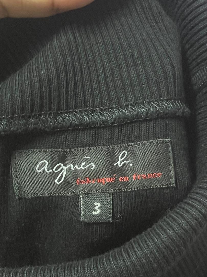 agnes b. agnes b. TS Cotton Turtleneck Cut and Sew Crop Size S / US 4 / IT 40 - 9 Thumbnail