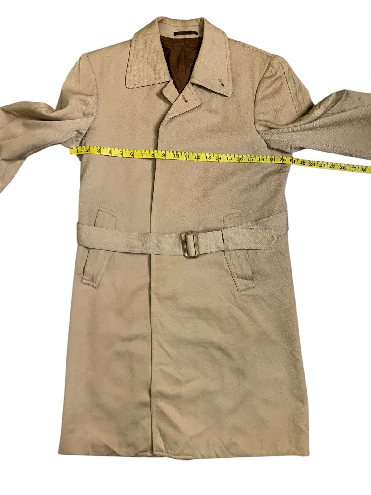 Japanese Brand Rare Design Vintage Lac Leman Rovel Trench Coats Size M / US 6-8 / IT 42-44 - 6 Thumbnail