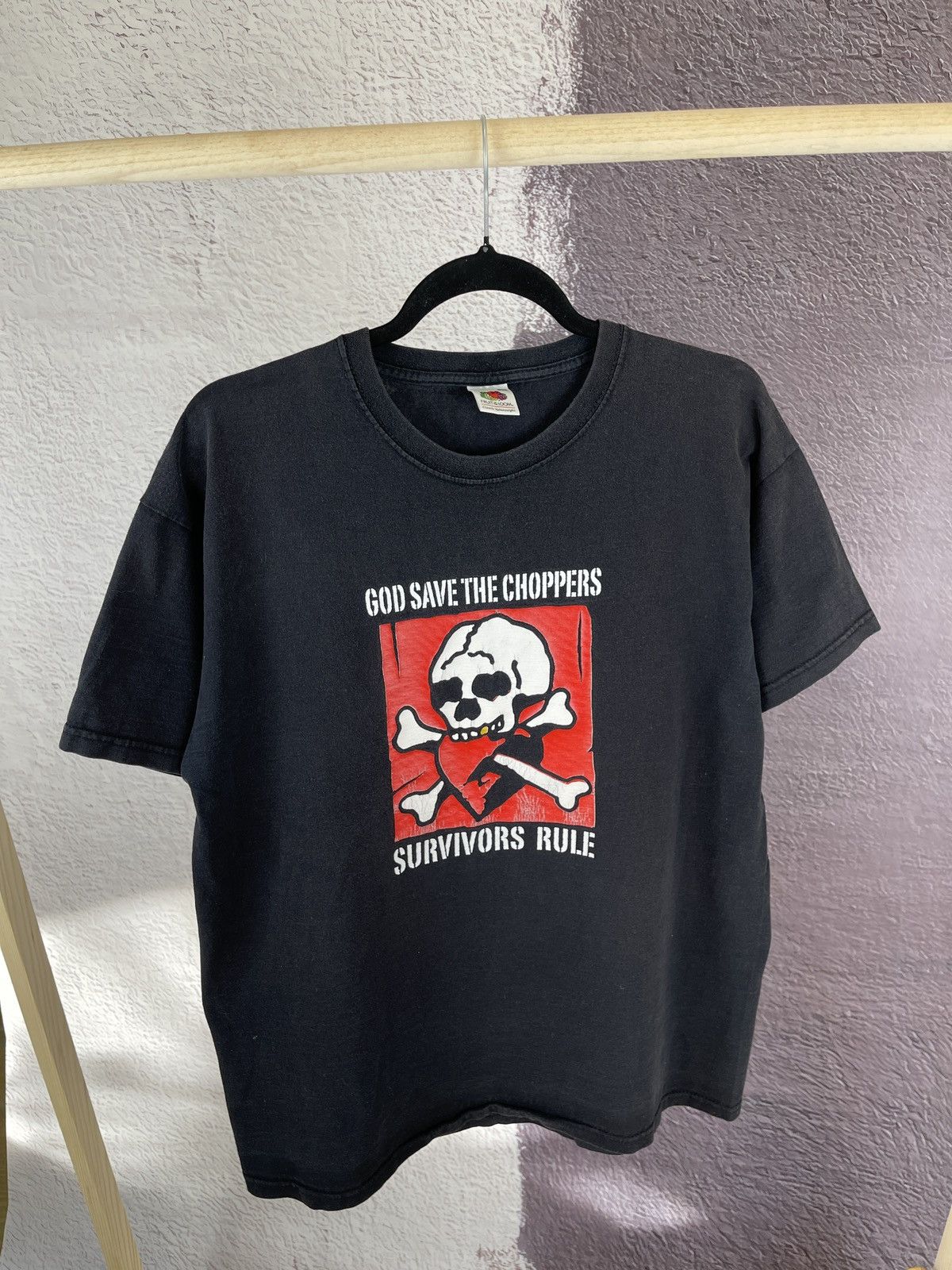 Band Tees Vintage God Save the Choppers Mekka T-shirt Survivors Rule Size US L / EU 52-54 / 3 - 2 Thumbnail